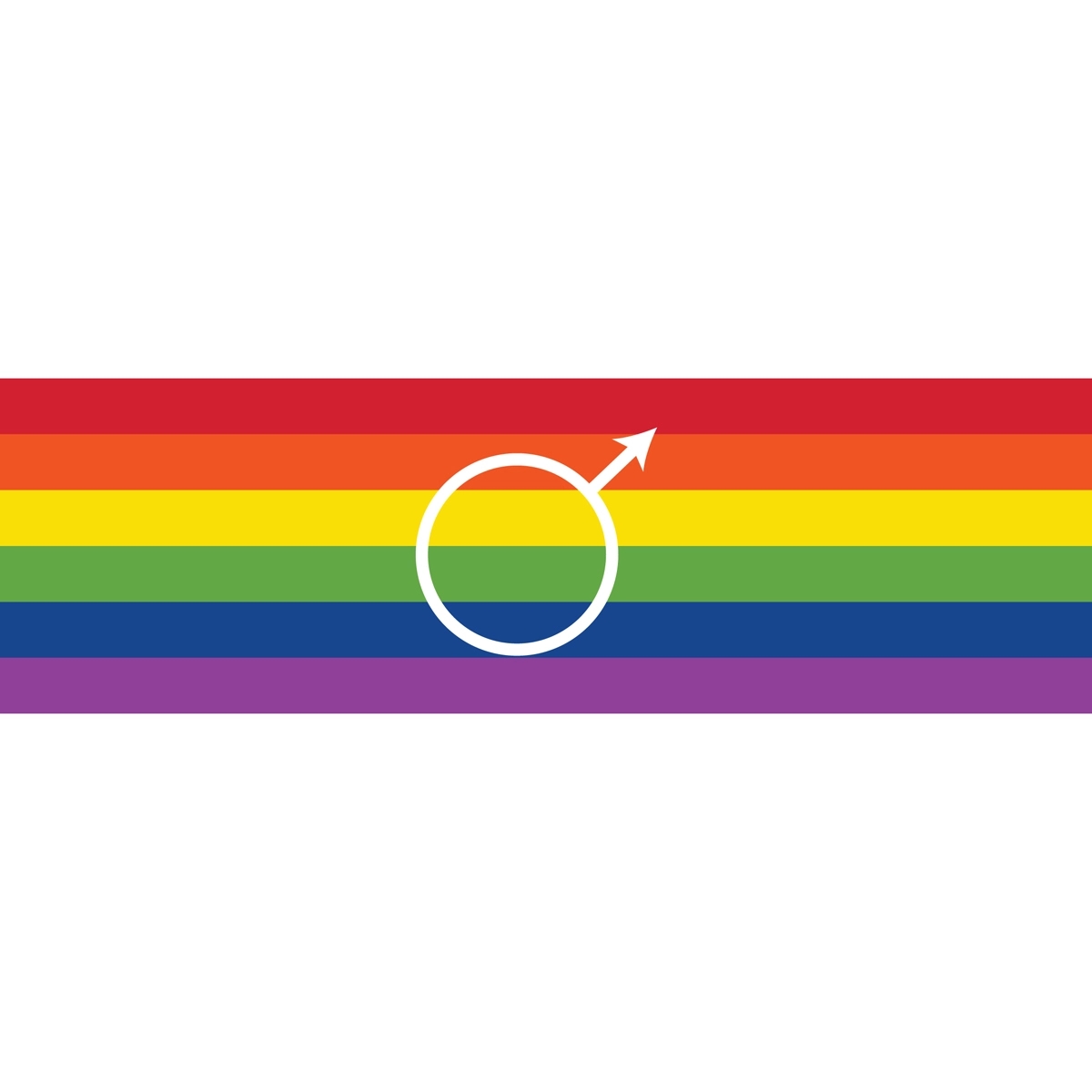 Gay Window Decals 3" x 10" 2