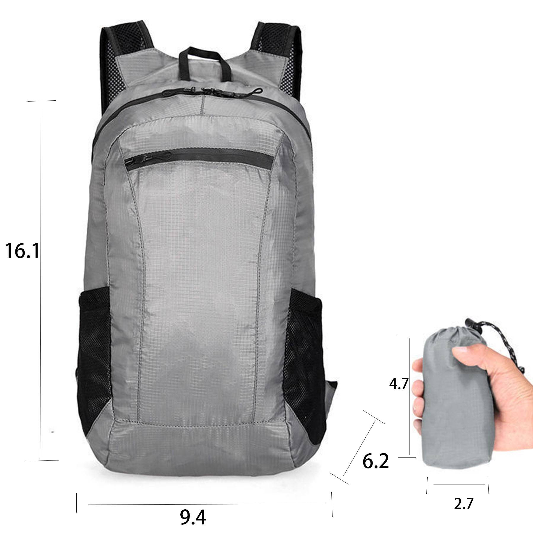 Polyester ultra-light foldable backpack 2