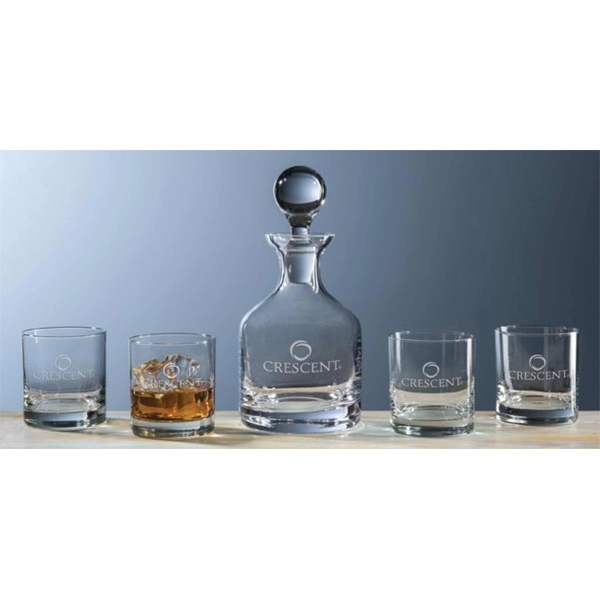 Classic Whiskey Decanter Set, 5-Piece 2