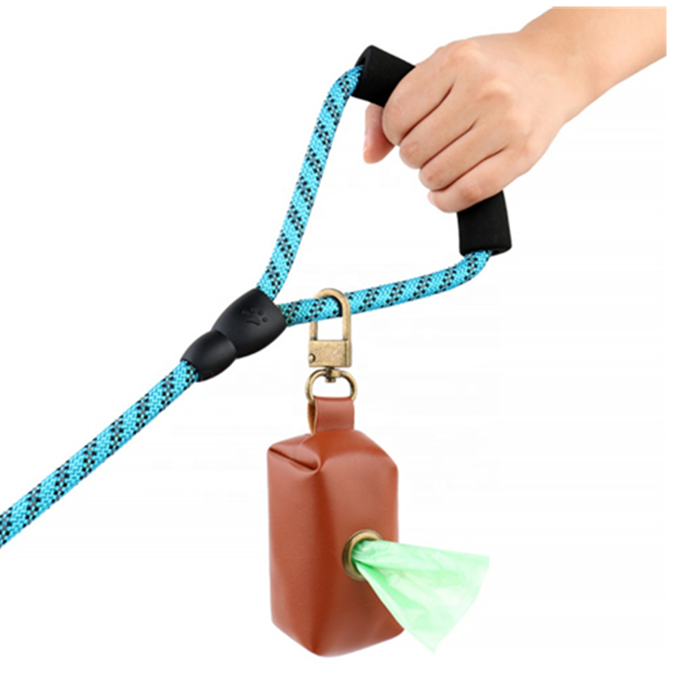 Leather Dog Poop Waste Bag Dispenser 4