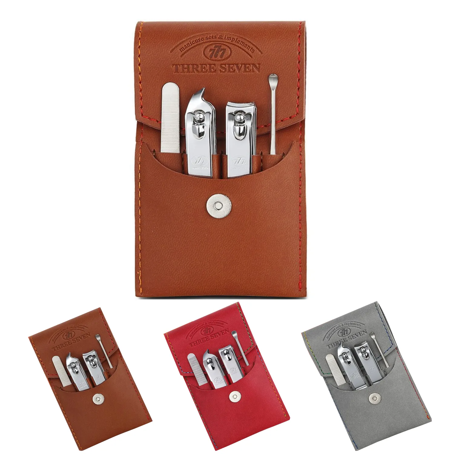 Stainless Steel Professional Nail Clipper Set 4