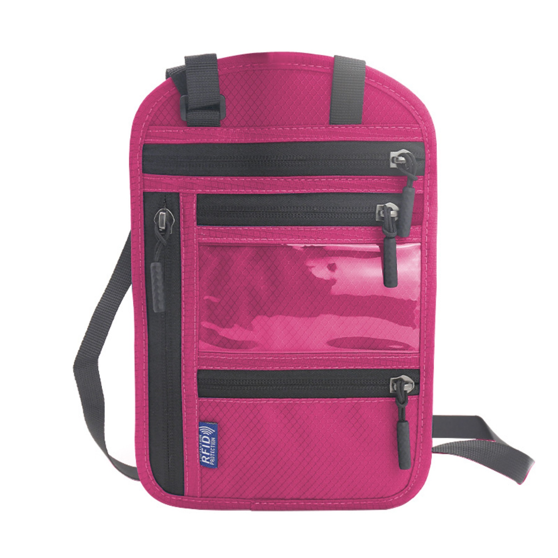 Neck Pouch Passport Holder w/RFID 5