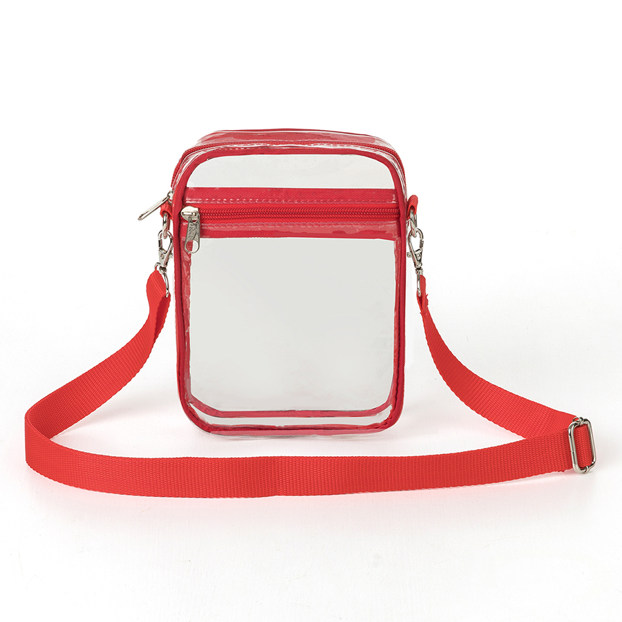 ClearPass Crossbody Bag w/ Front Zip Pocket