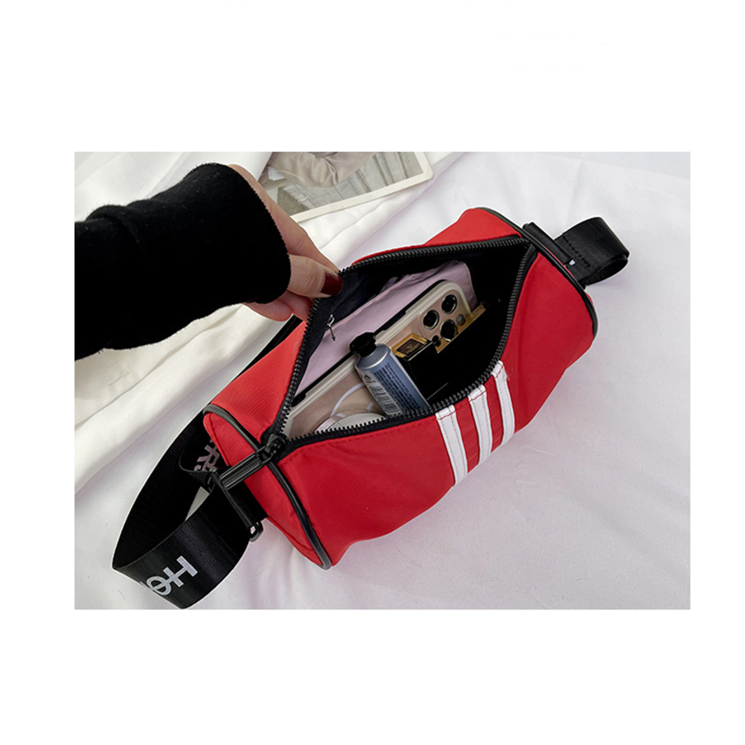 Nylon One Shoulder Crossbody Commuter Bag 8