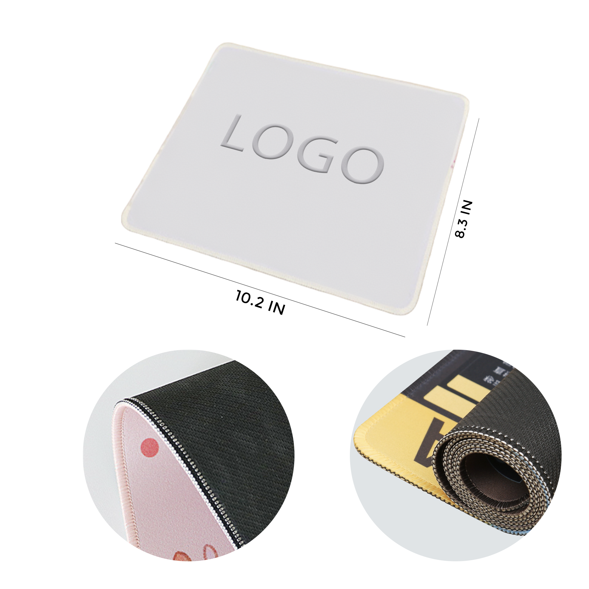 MOQ 50 Pcs Edge Locked Mouse Pad 2