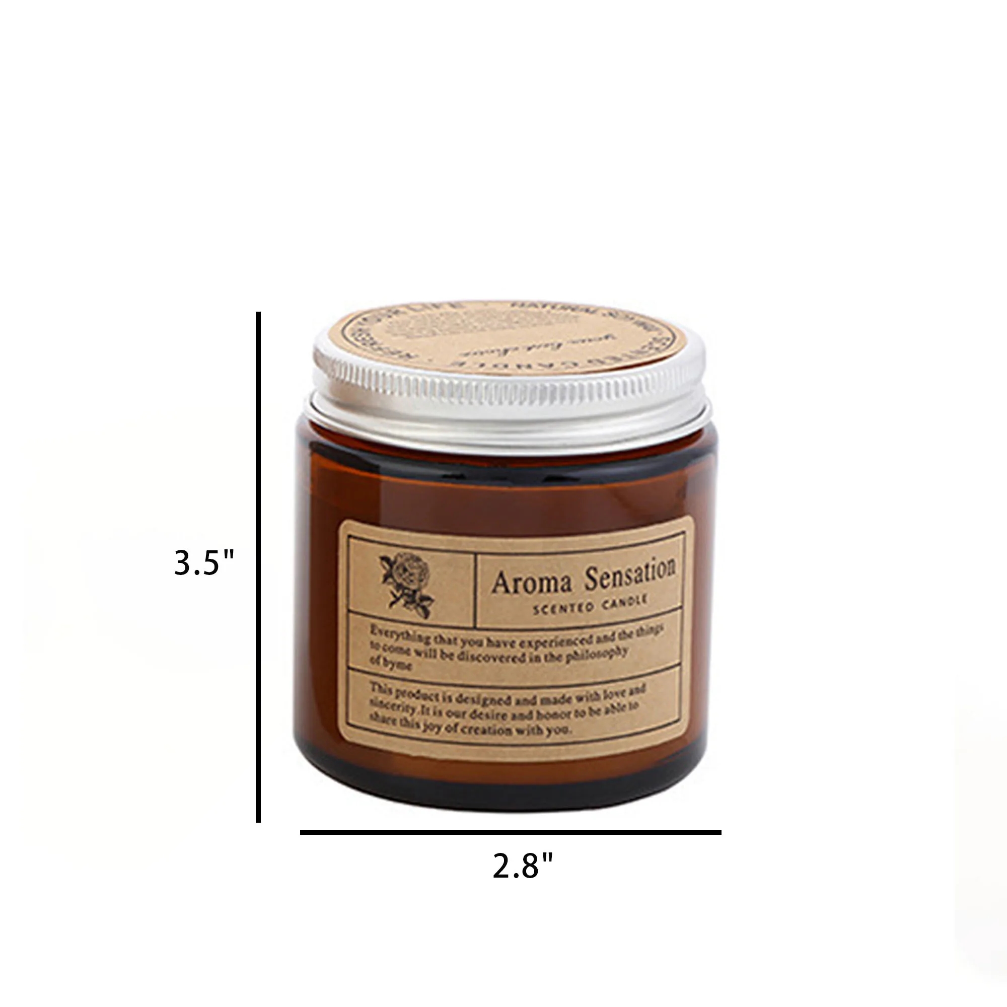 Aroma Delight Glass Candle 3