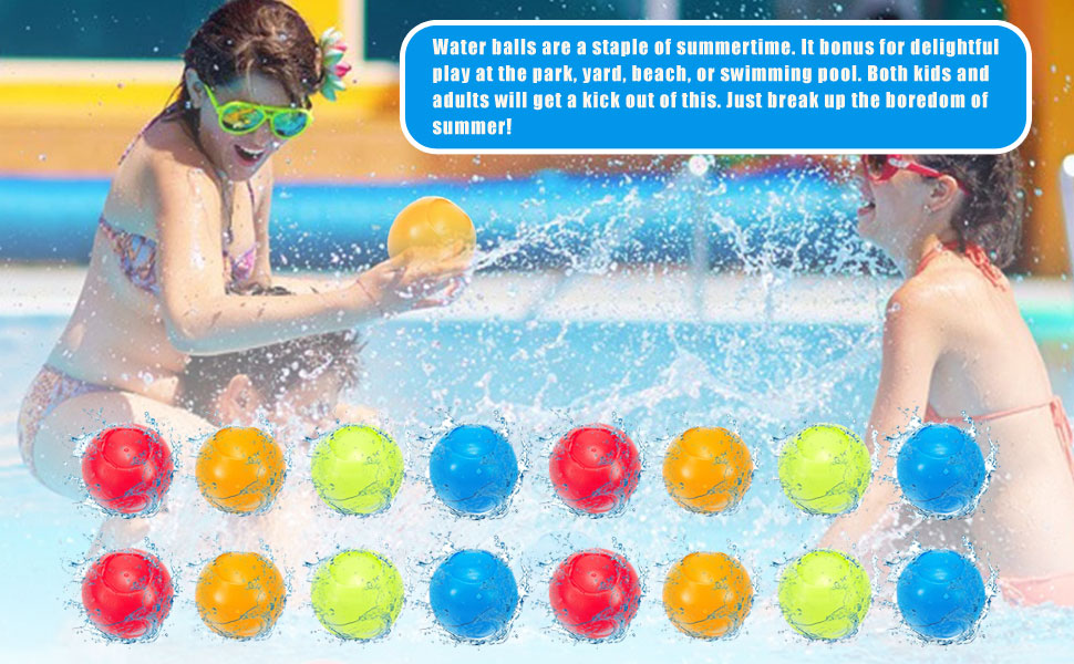 Reusable Water Bomb Splash Balls for Swimming Pools 9