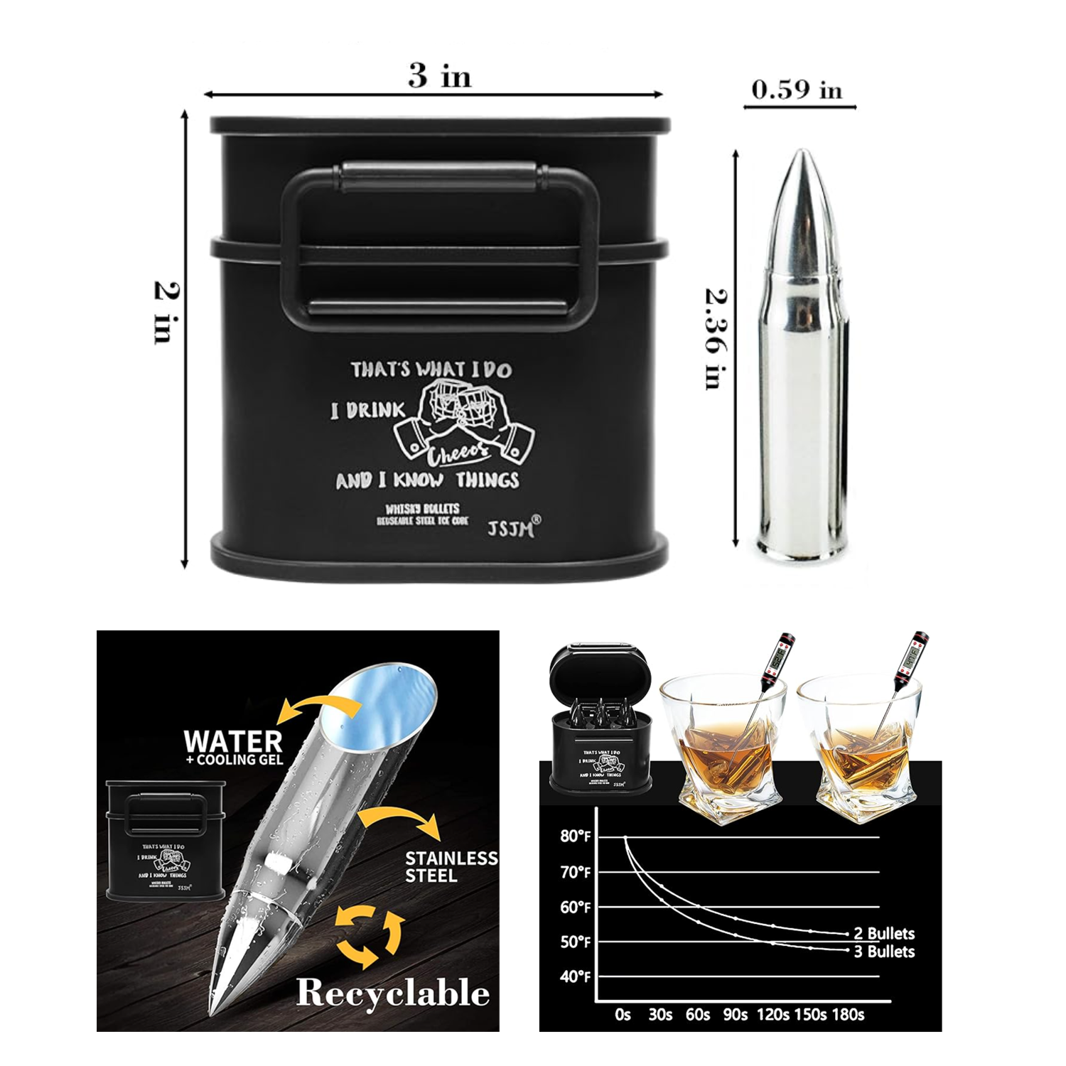 Whiskey Bullets Ice Cubes 5