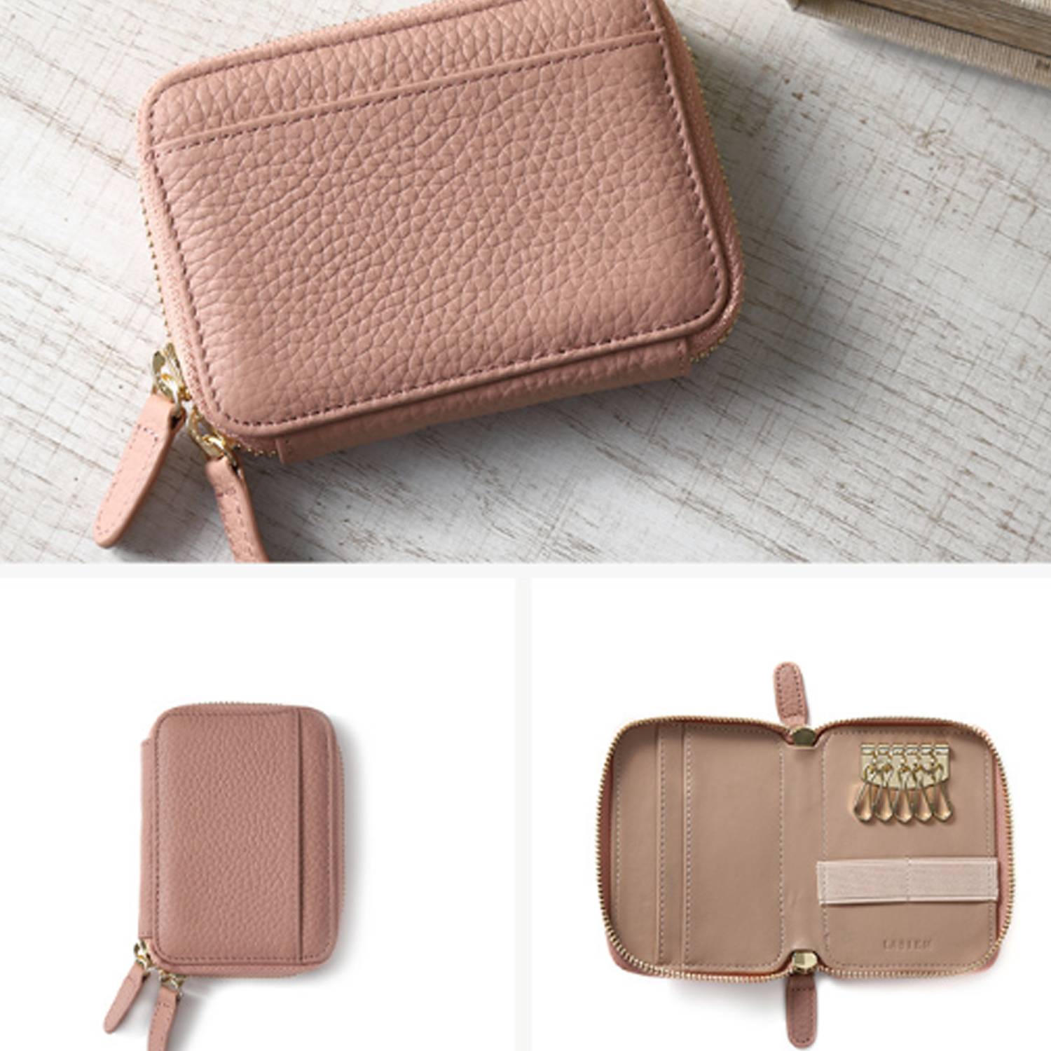 Portable PU Key Holder Wallet 3