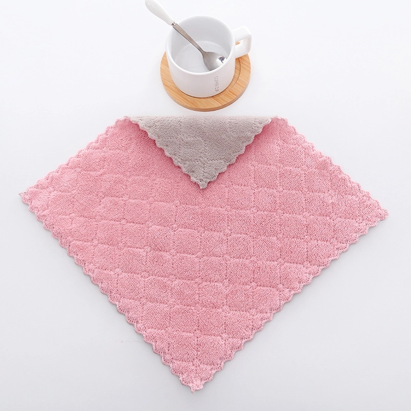 Custom Gift Coral Fleece Kitchen Towel & Dish-cloth 9