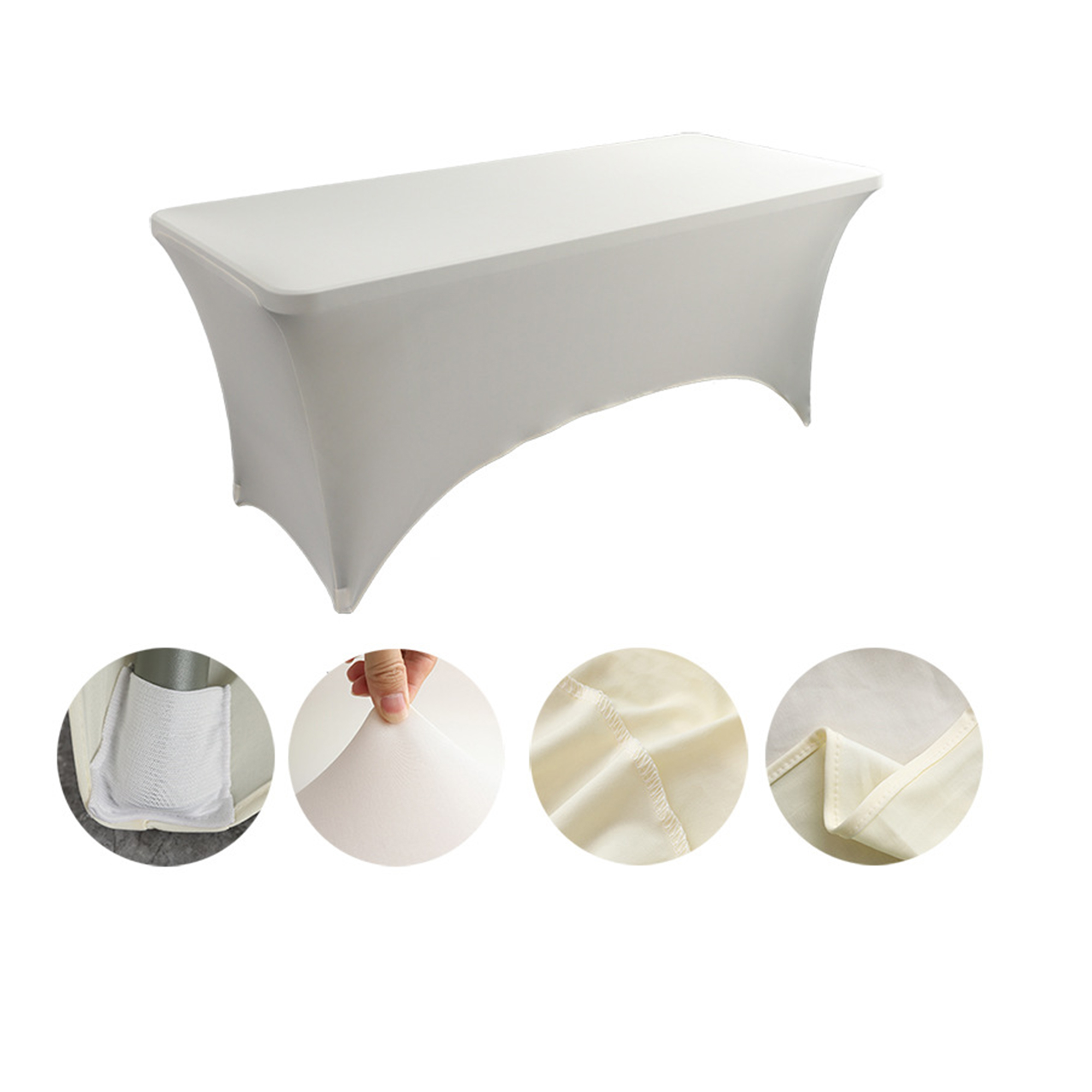Six Foot Full Color Spandex Fitted Table Cover 14