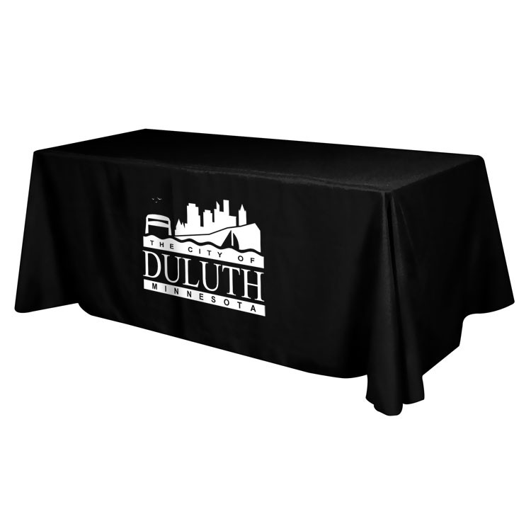 Flat 4-sided Table Cover - fits 8 foot standard table: Polyester 6