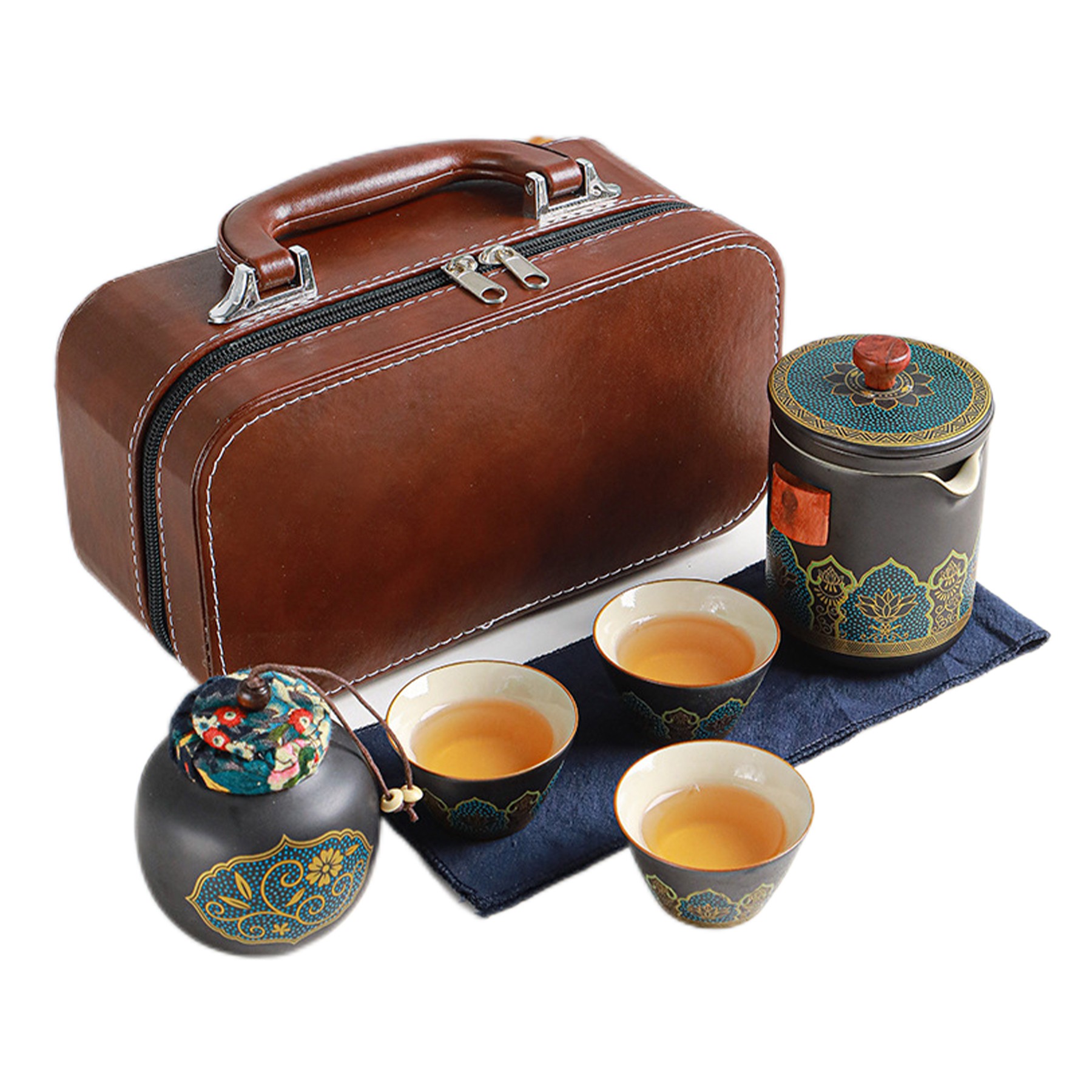 Travel Portable Teacup Set 4