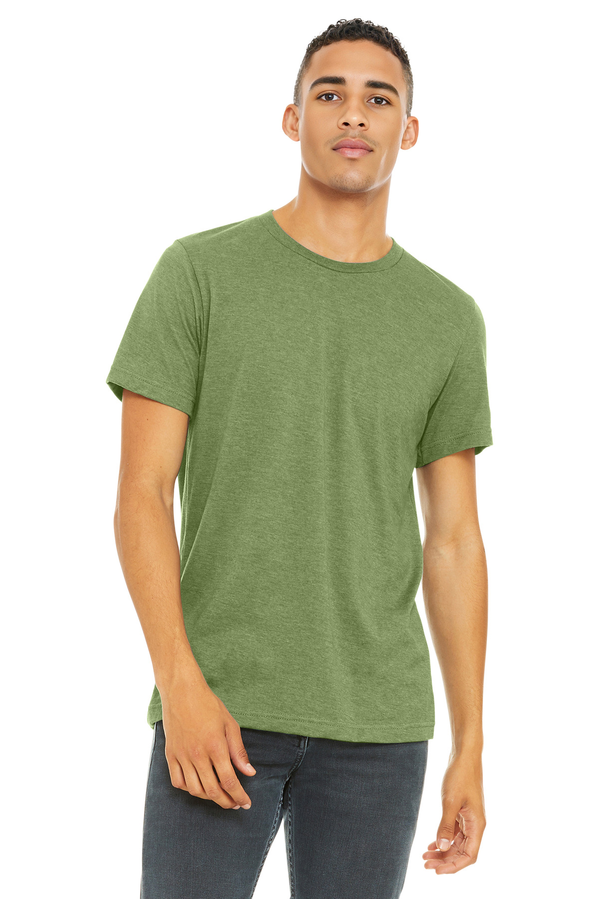 BELLA+CANVAS Unisex Heather CVC Short Sleeve Tee. BC3001CVC 286