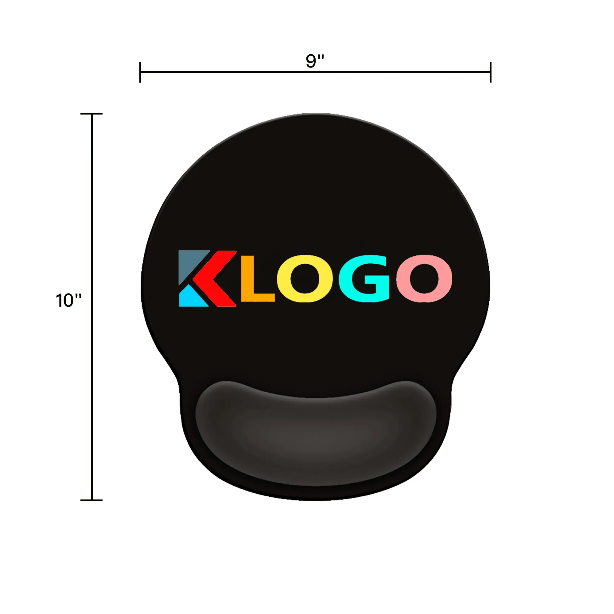 Full Color Mouse Pad with Wrist Support 2