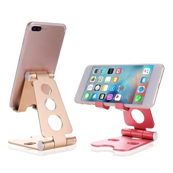 Desktop Foldable Dual Rotation Tablet Mobile Phone Holder 4