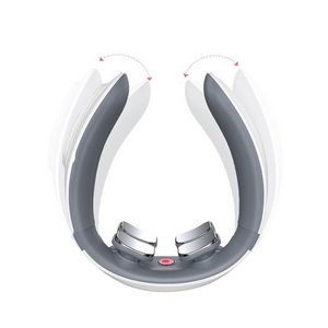 4 Heads Rechargeable Electric Pulse Neck Massager With Magnetic Electrode Pads 10
