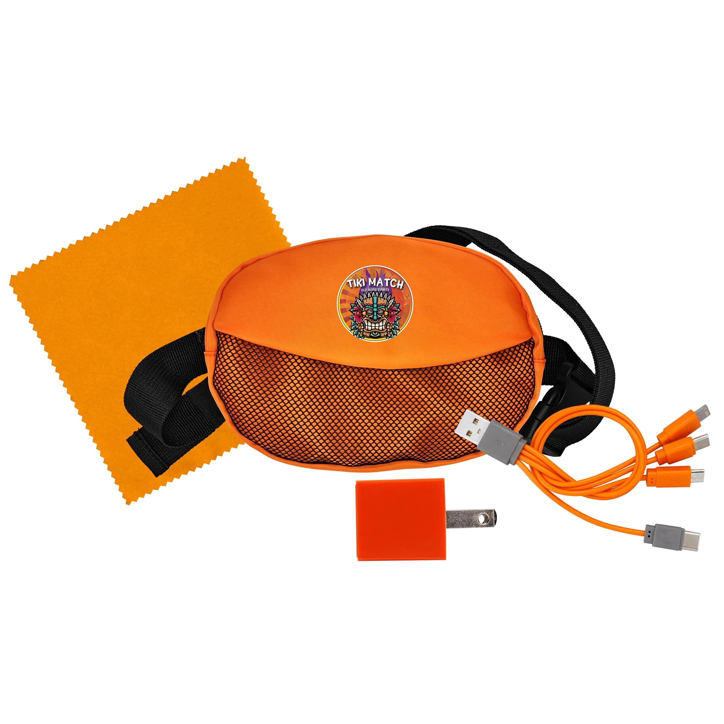 Sporty Charger, Cable and Cloth Travel Set 18