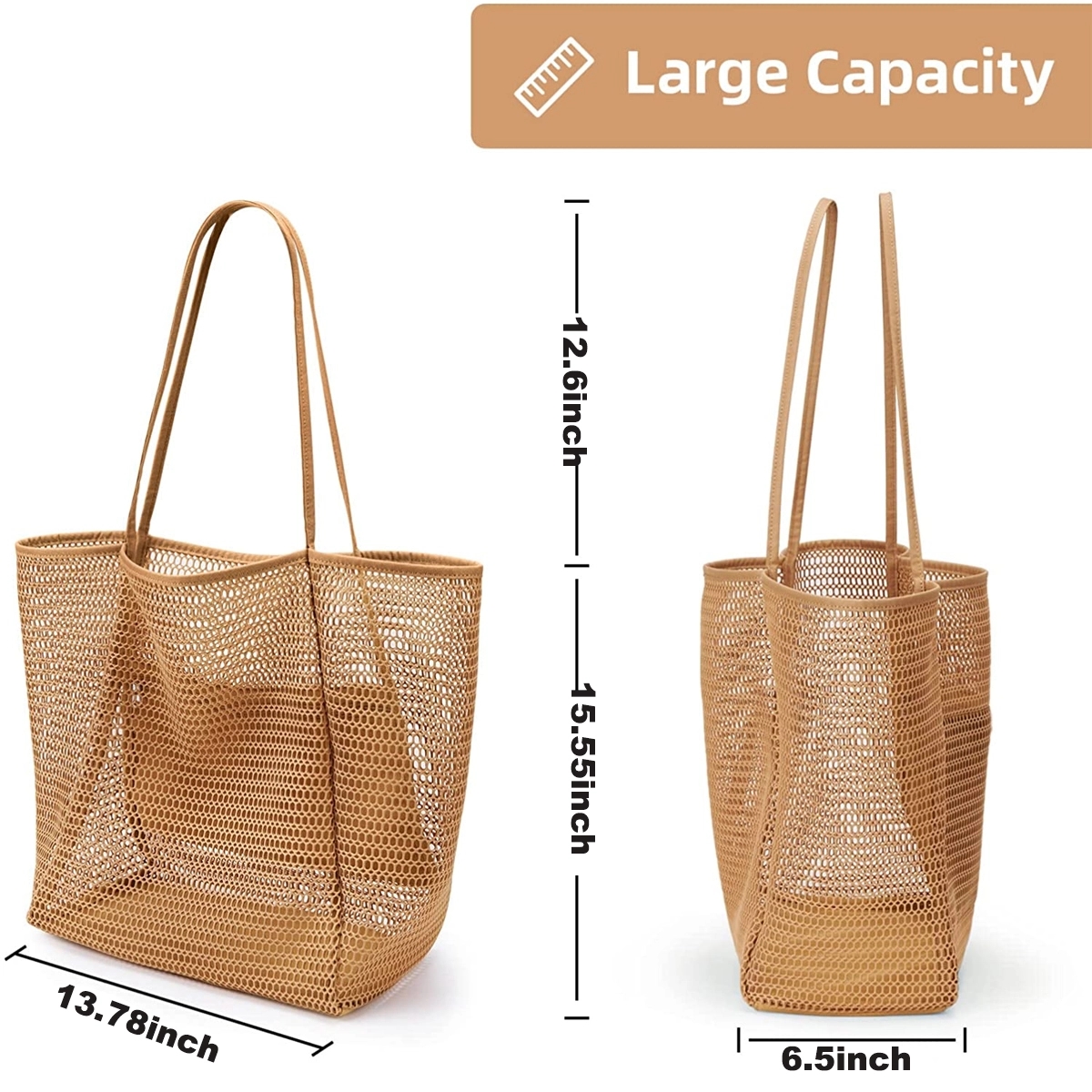 Beach Mesh Tote Bag 3