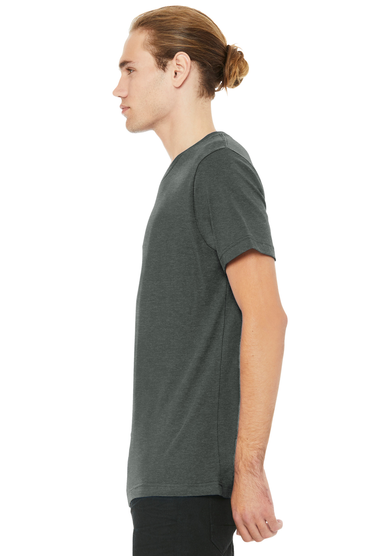 BELLA+CANVAS Unisex Heather CVC V-Neck Tee BC3005CVC 48