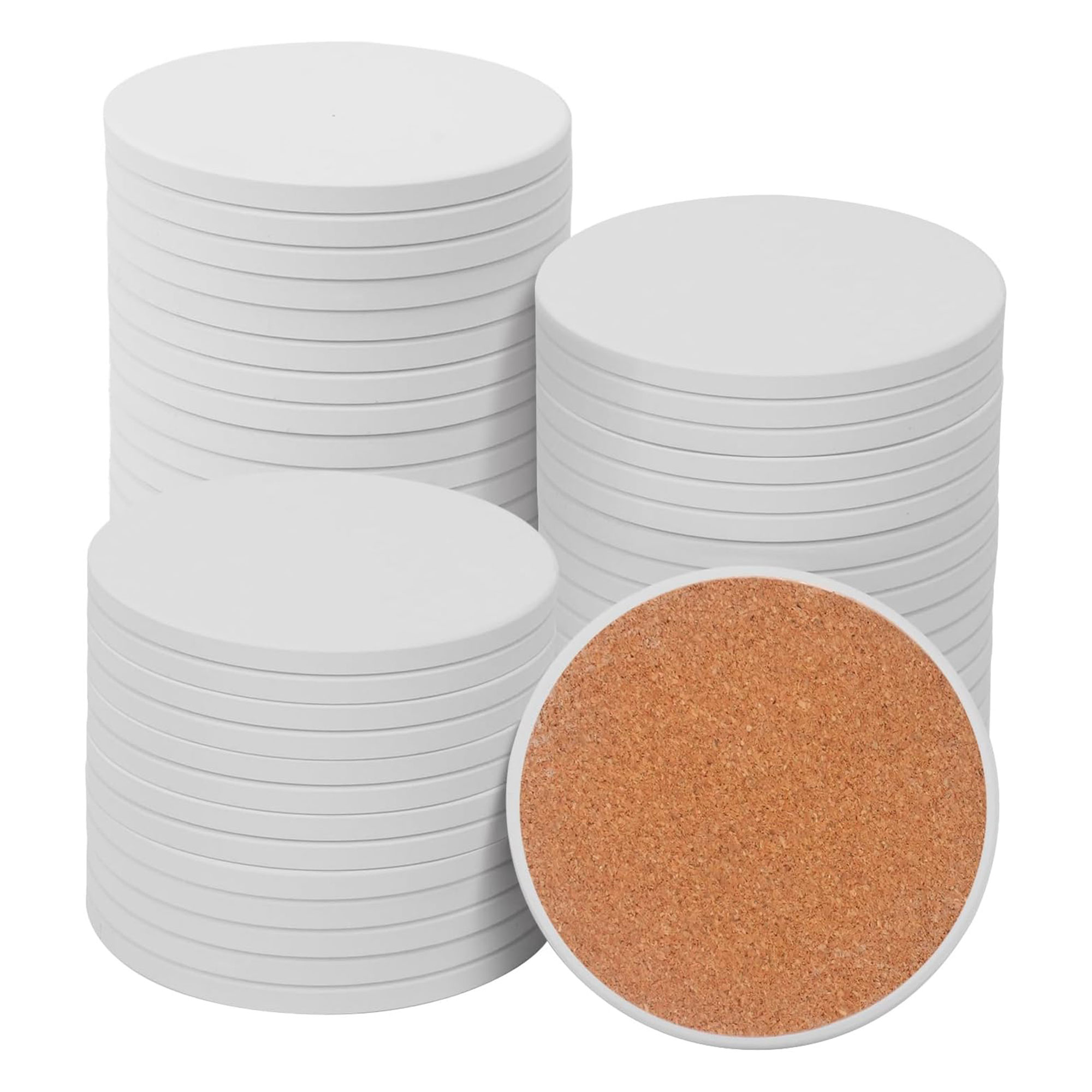 MOQ20 Customizable 4 Inch Ceramic Coasters 2