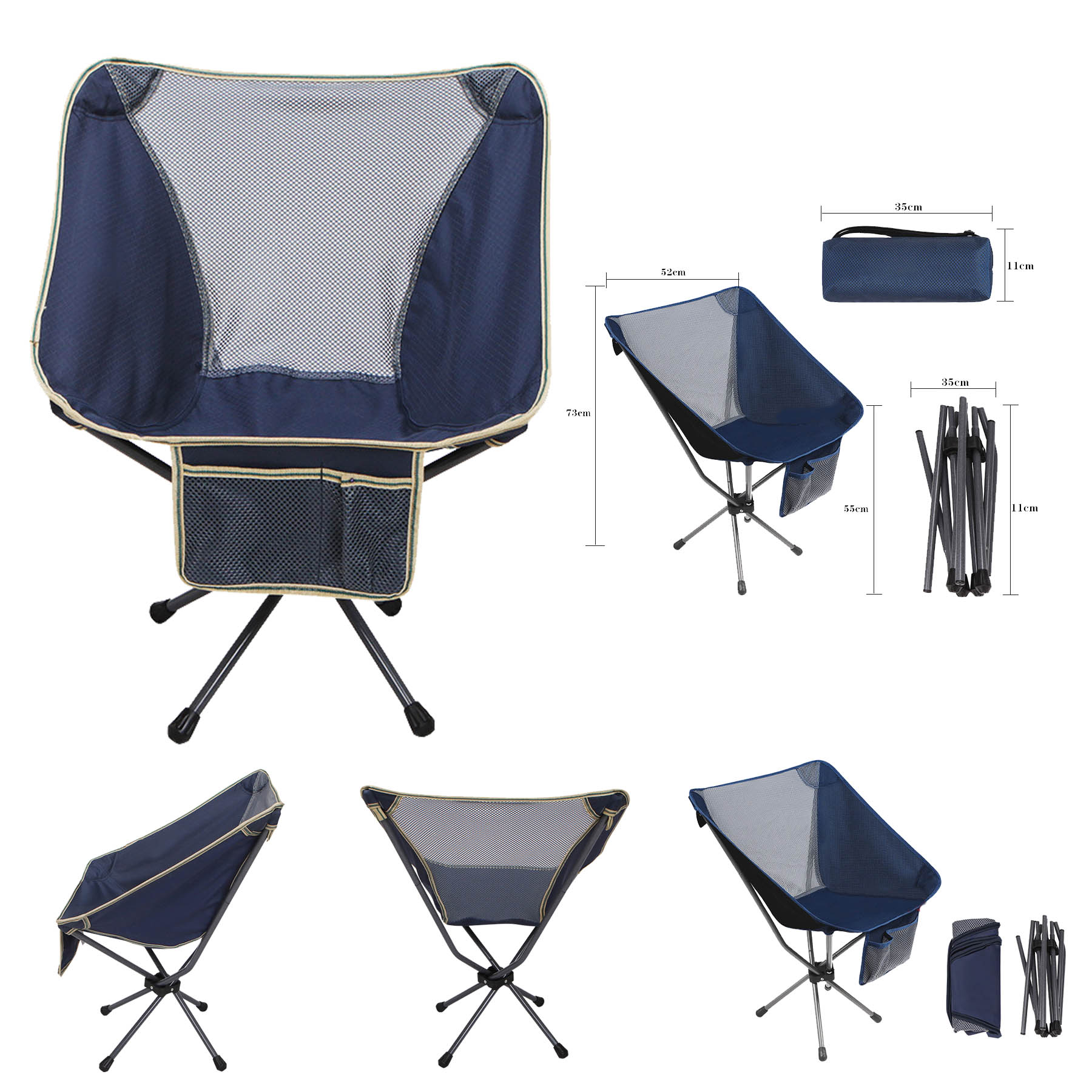 Foldable Outdoor Fishing Chair 2