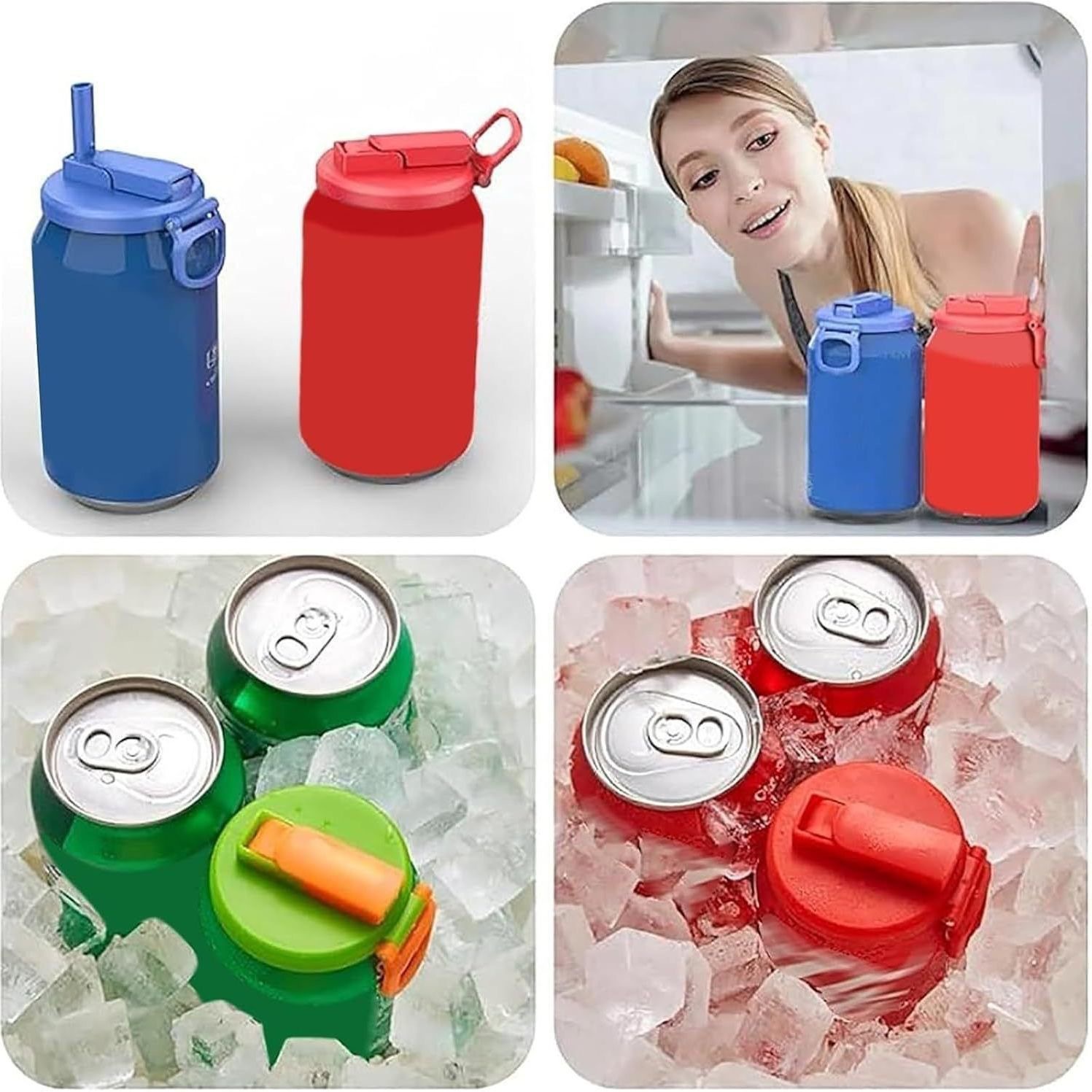 Reusable Silicone Can Straw Lid 9