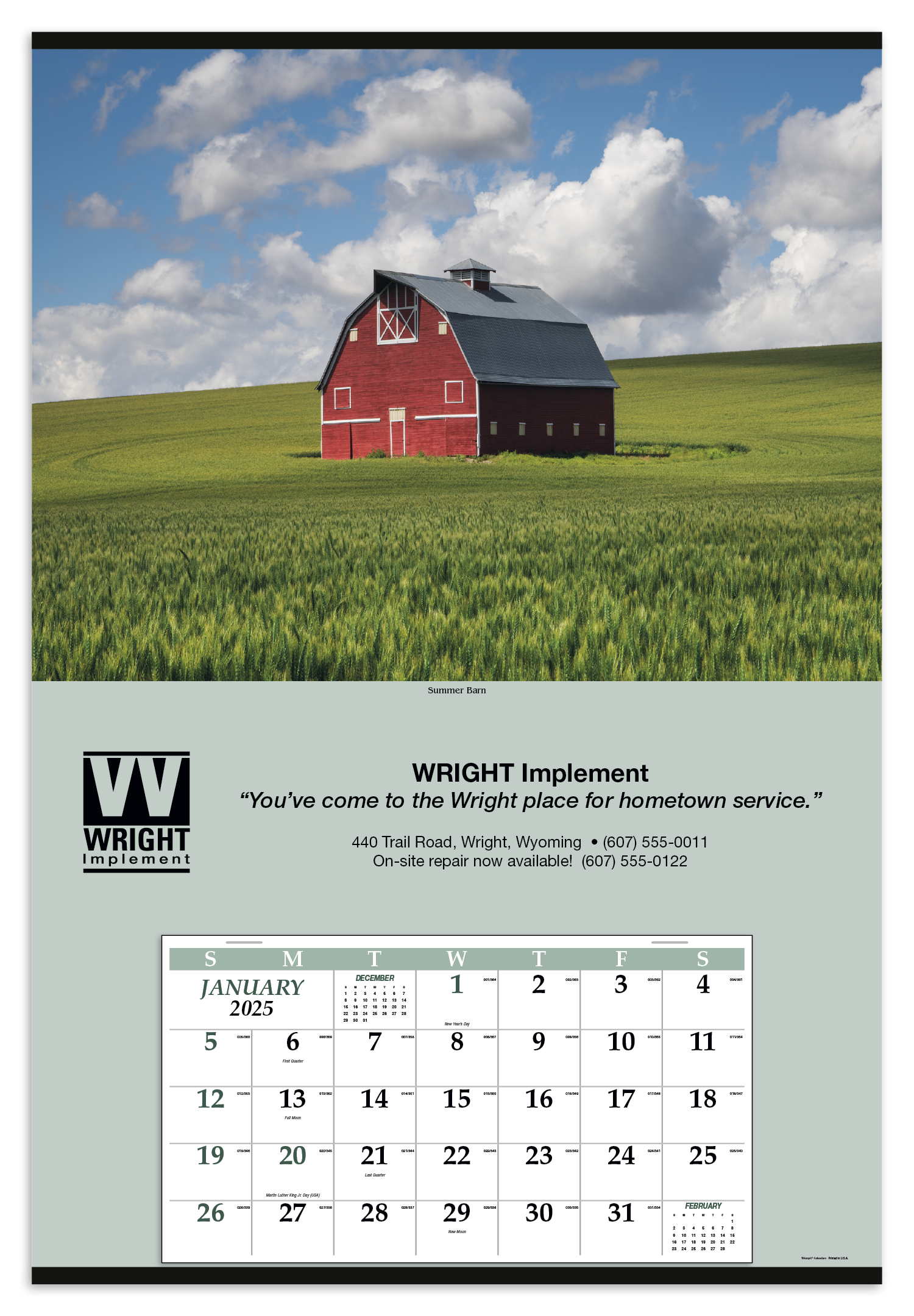 Triumph® Calendars Jumbo Hanger (12-Month) Calendar 39