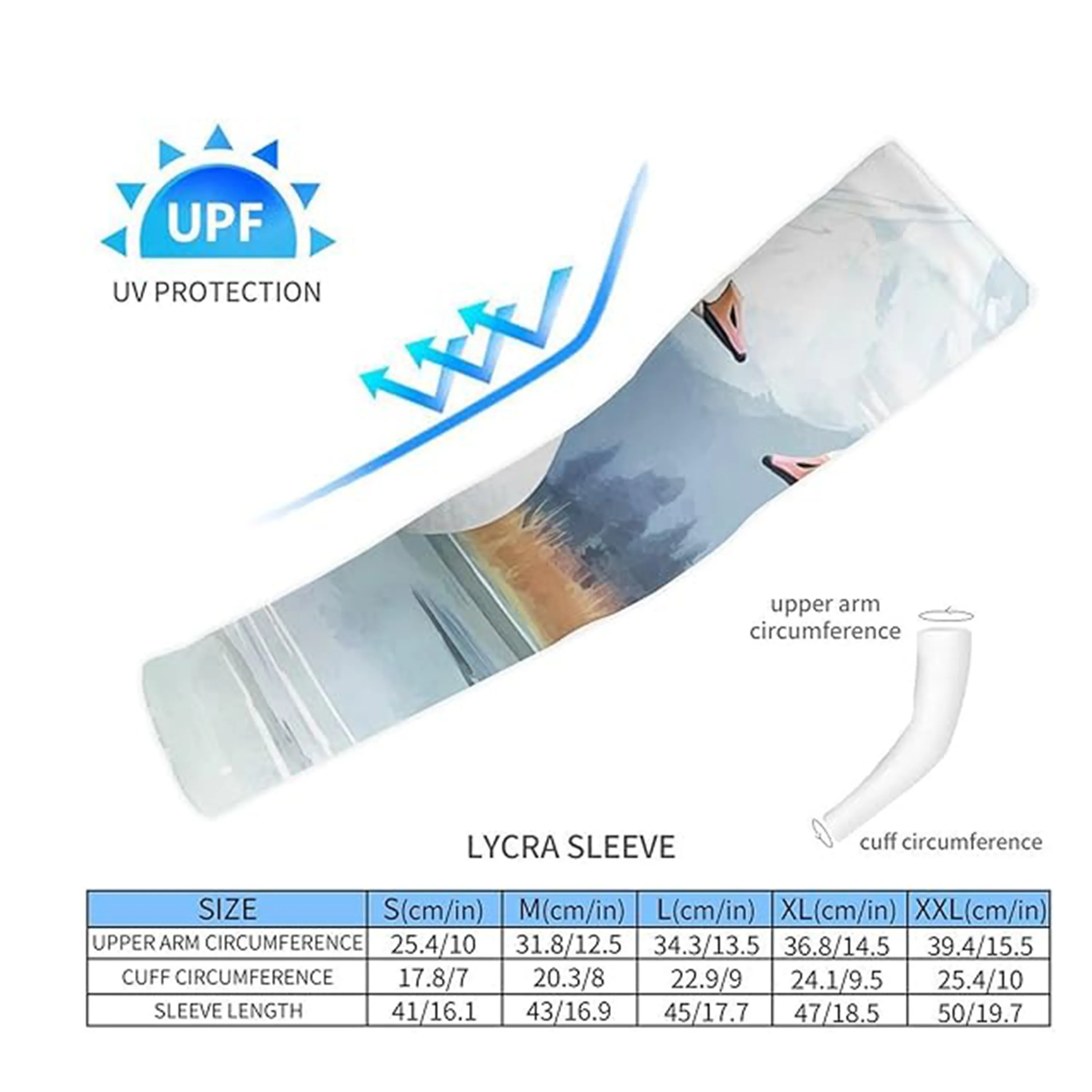 Landscape Painting Cooling Arm Sleeves 7