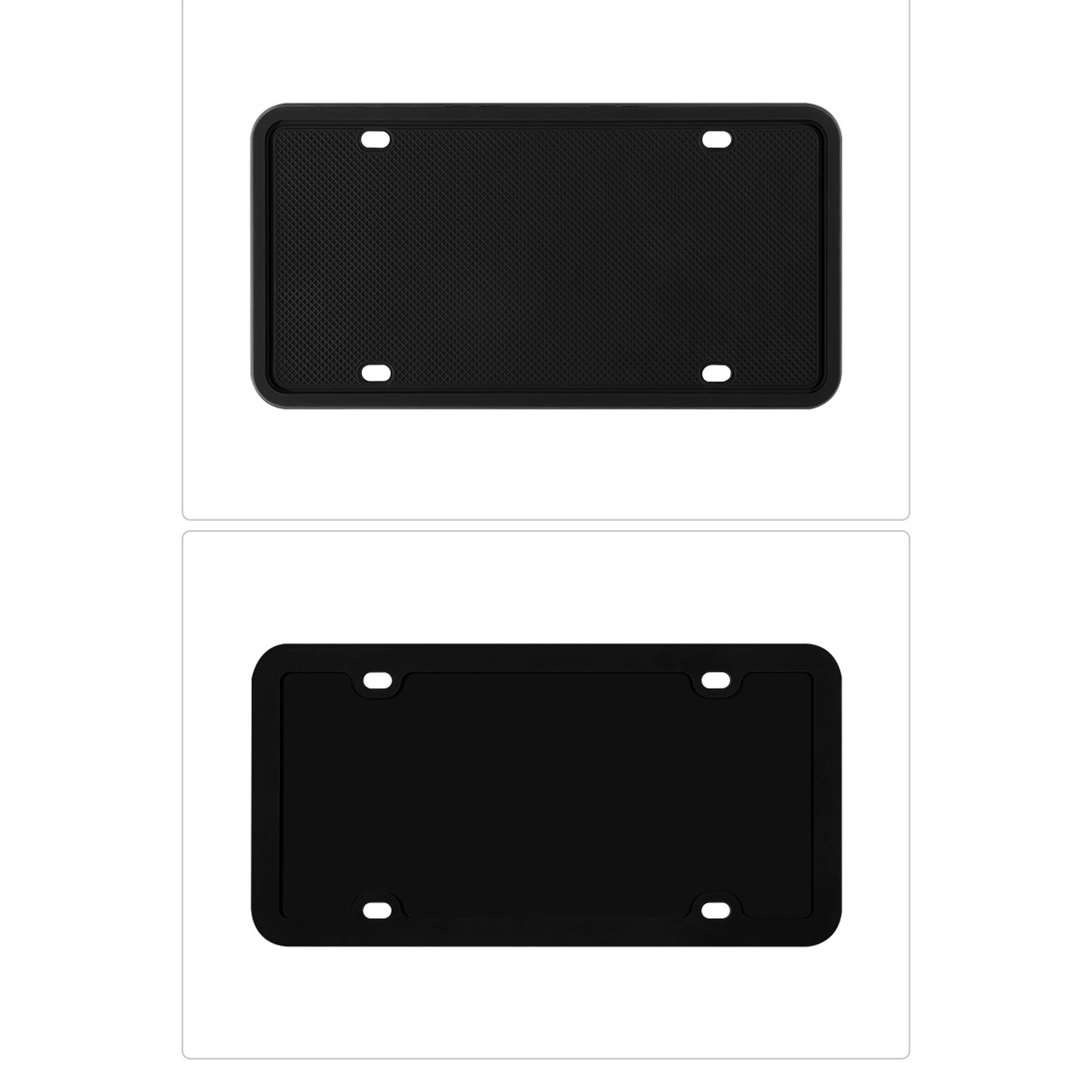 Waterproof Silicone License Plate Frame 3