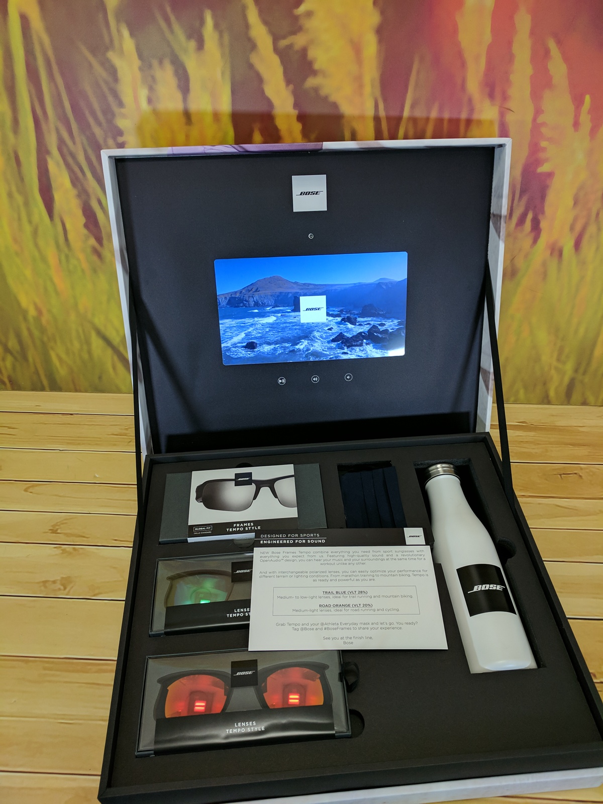Custom Printed Full Color Hinged Soft Touch Luxury Gift Box - 13x3.5x3 9