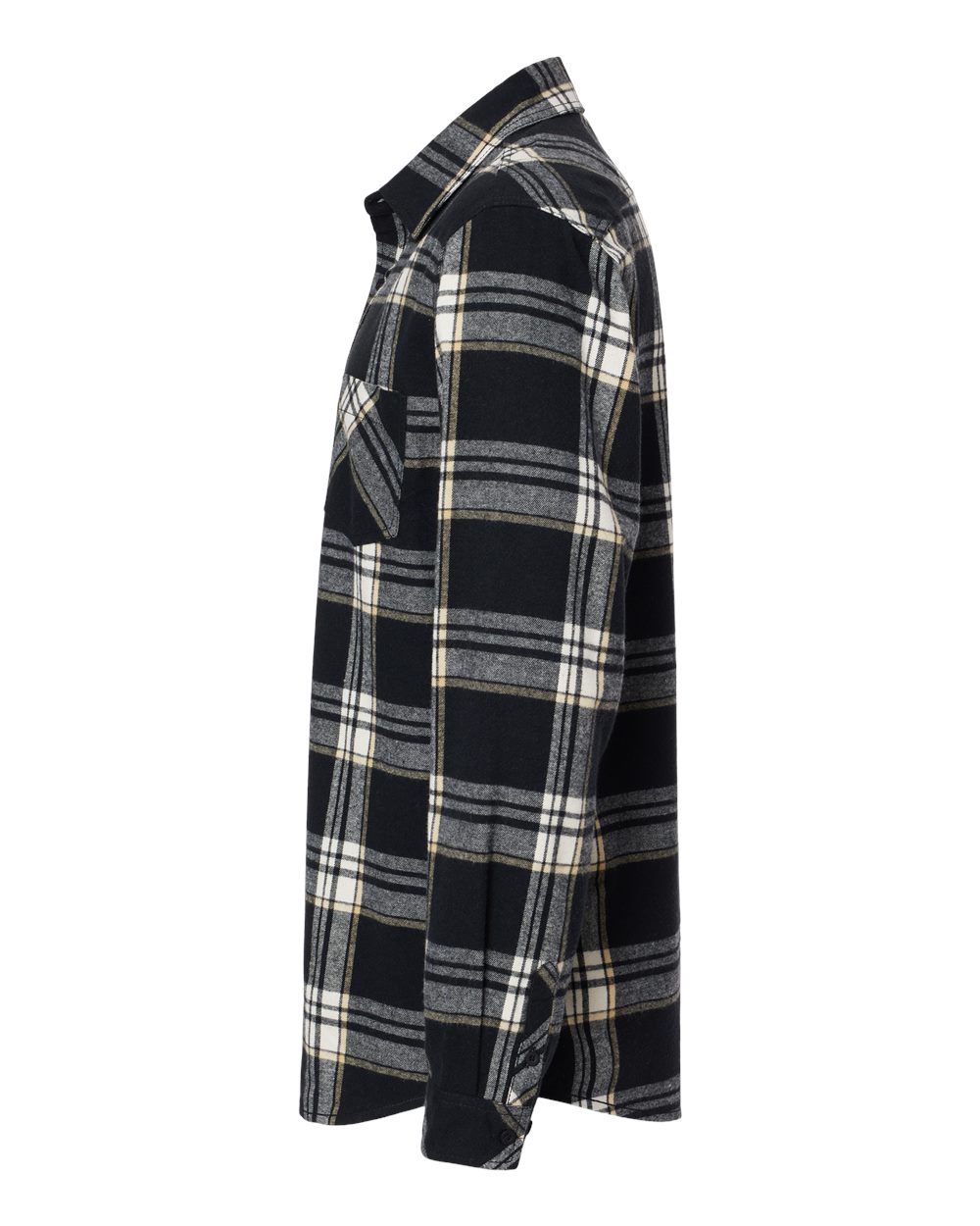 Open Pocket Flannel Shirt