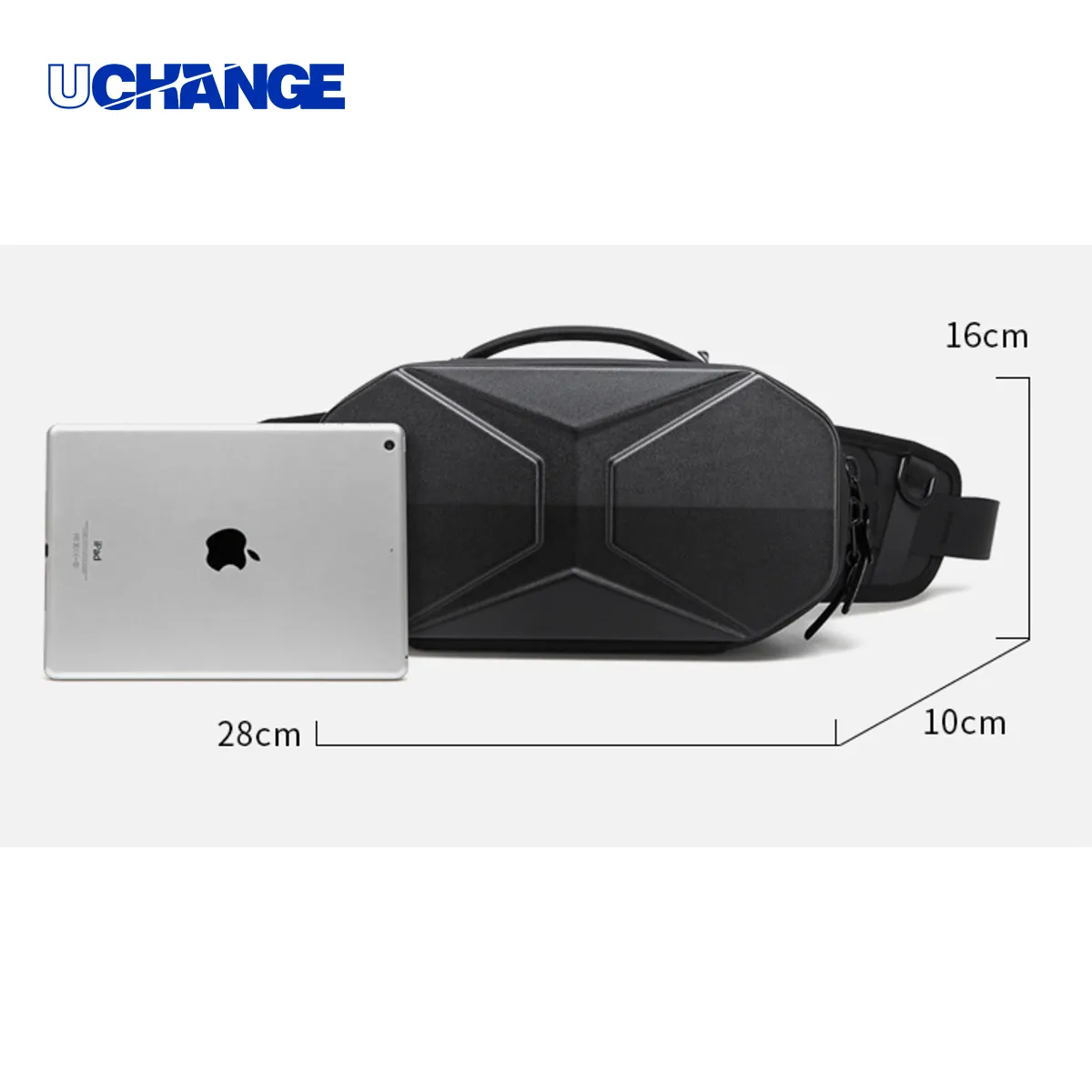 Hard-Shell Water-Resistant Waist/Crossbody Pack 4