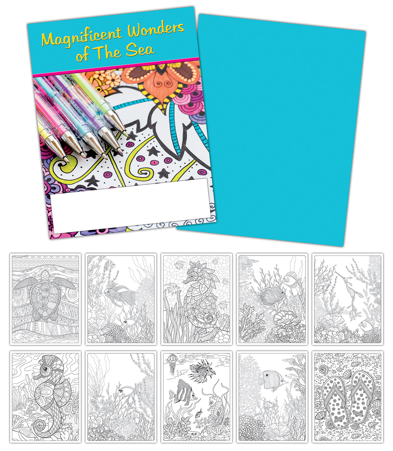 Activity/Coloring Book - 8.5x11 - (12 Pages) 2
