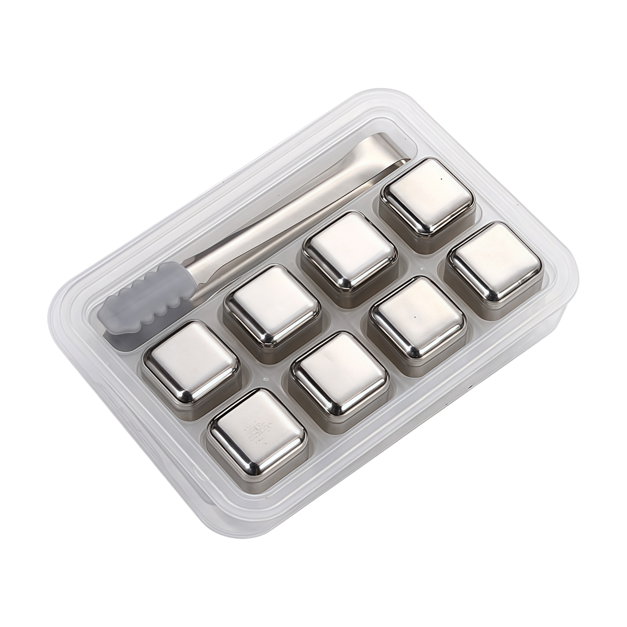 304 Stainless Steel Whiskey Ice Cubes Set - Reusable Metal Chilling Stones for Beer 2