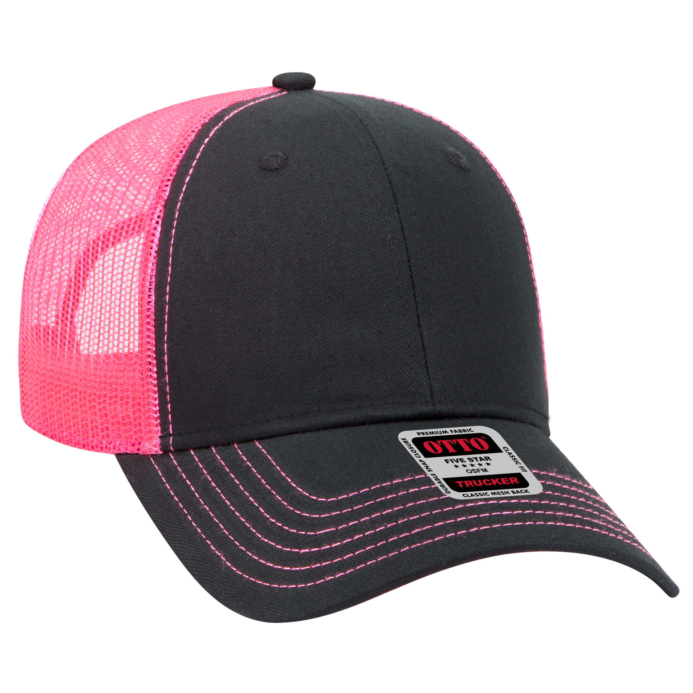 OTTO CAP® 6 Panel Low Profile Mesh Back Trucker Hat 289