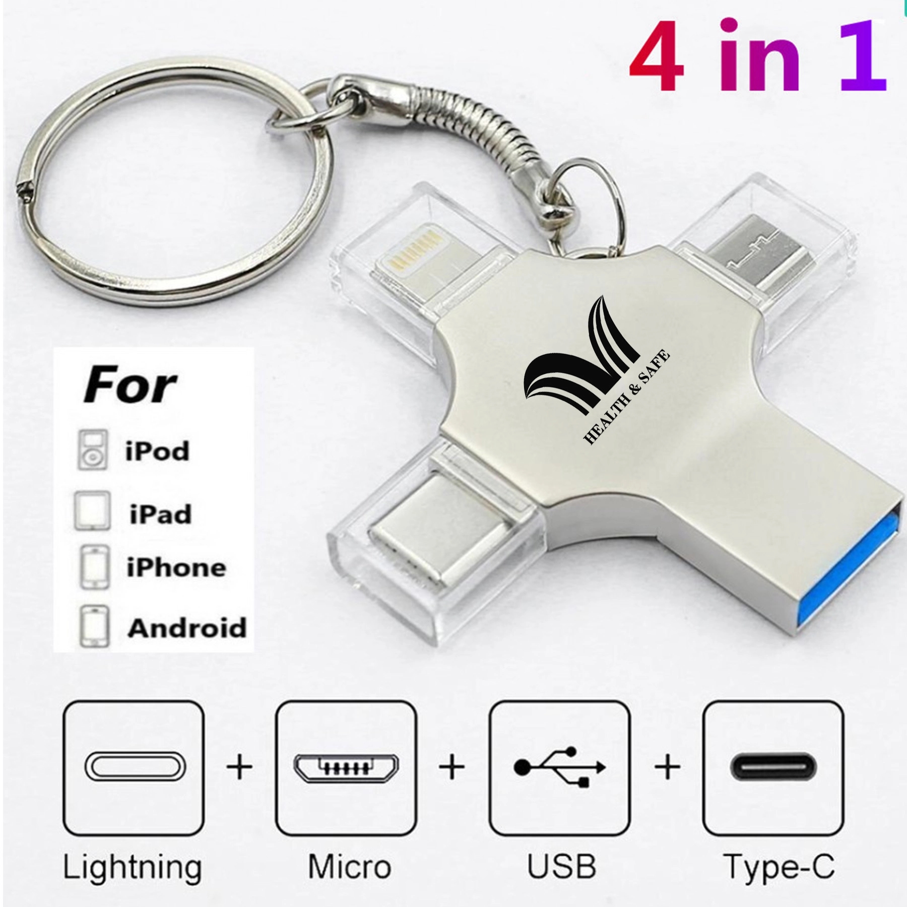 4 in 1 USB Flash Drive 8GB 1