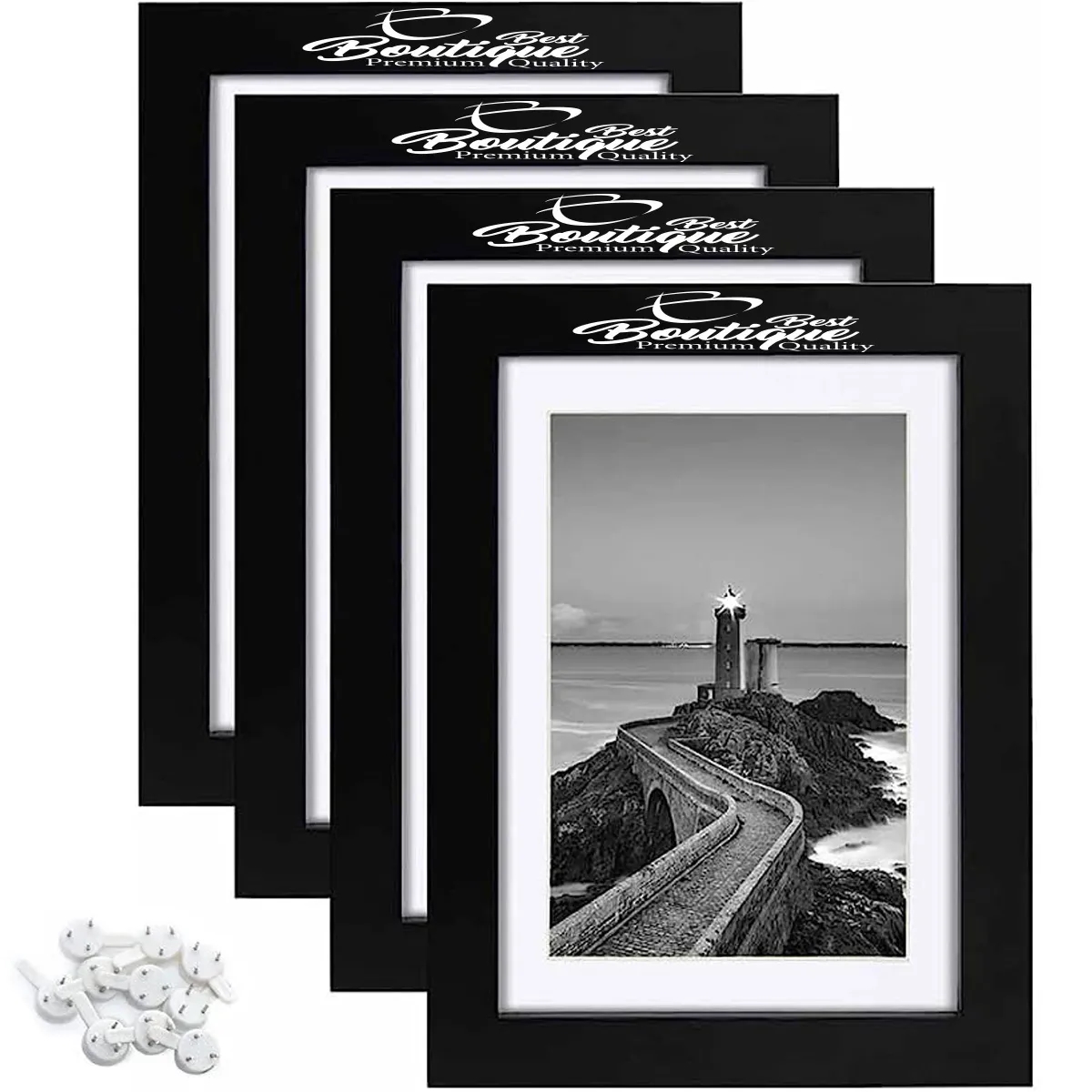 5 x 7 USA Wall & Table Mounting black gallery Picture frame 4