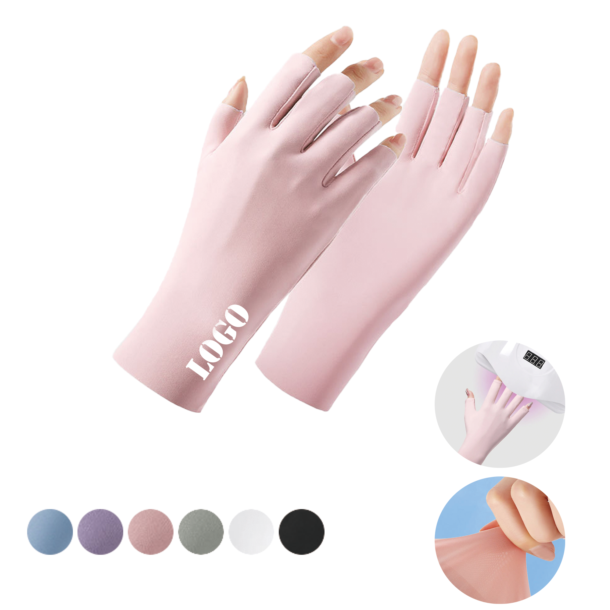 Ice Silk Half-finger Gloves 2