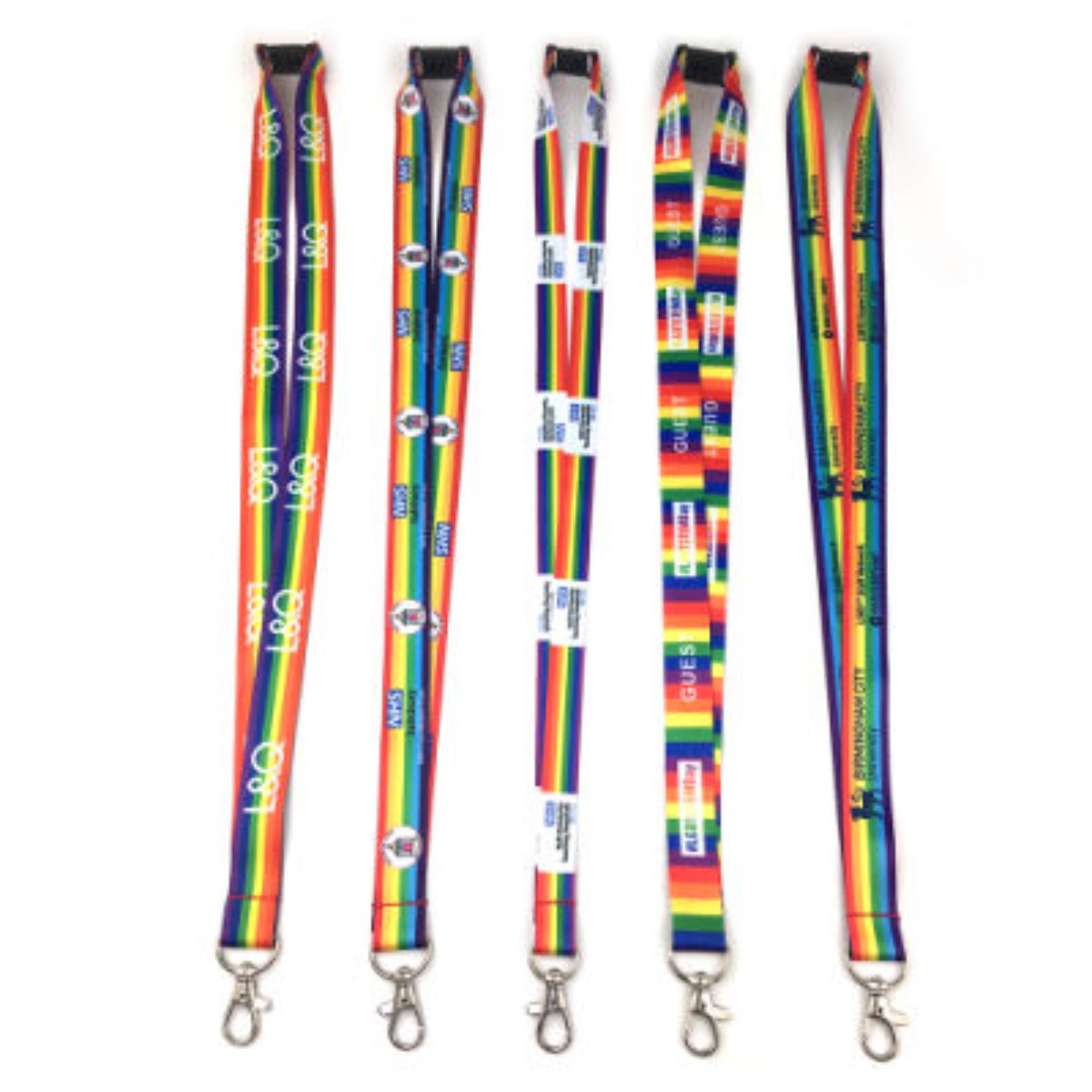 Custom Sublimation Recycled PET Lanyard w/ Safety Breakaway 3