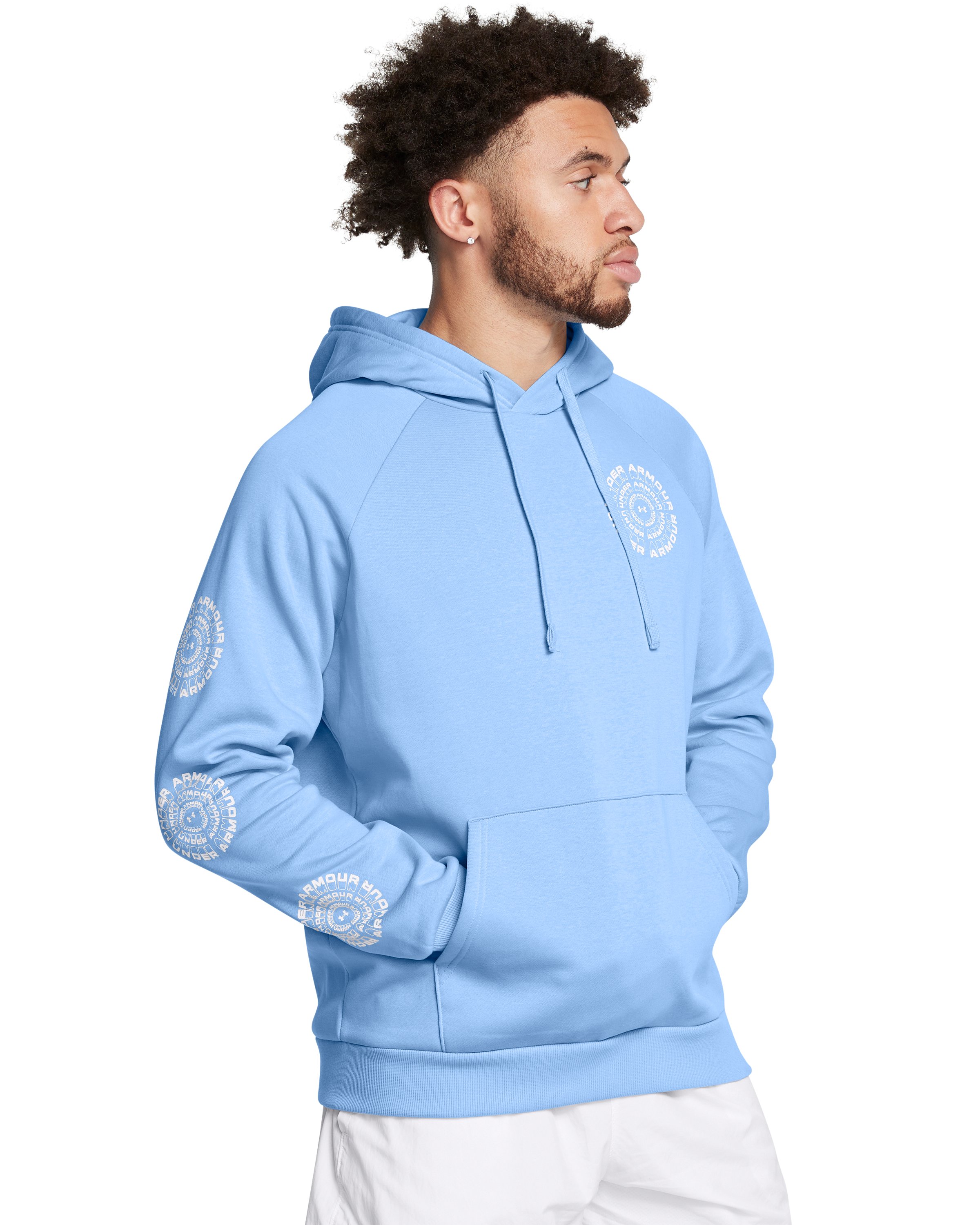 UA Rival Fleece High Brand Read Men's Hoodie 6