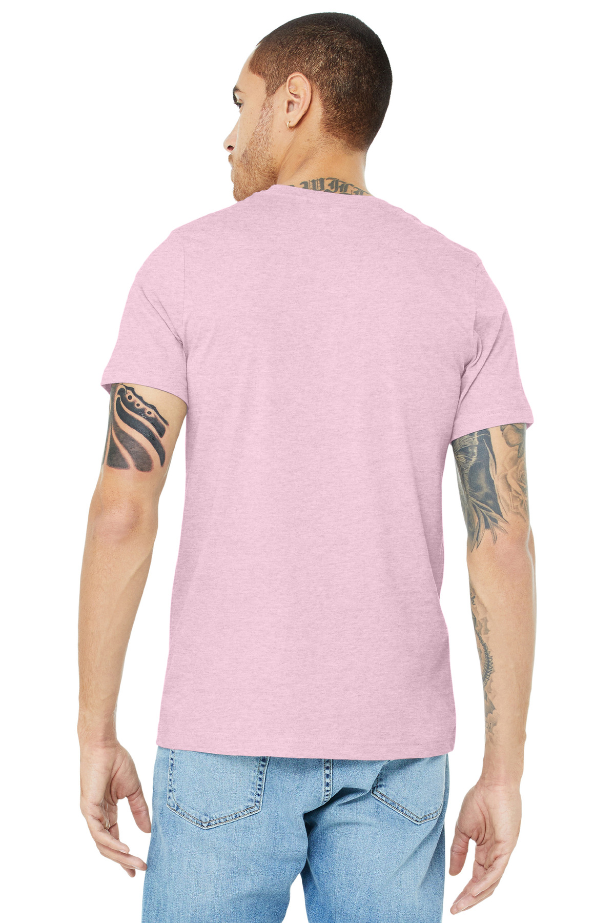 BELLA+CANVAS Unisex Heather CVC Short Sleeve Tee. BC3001CVC 205
