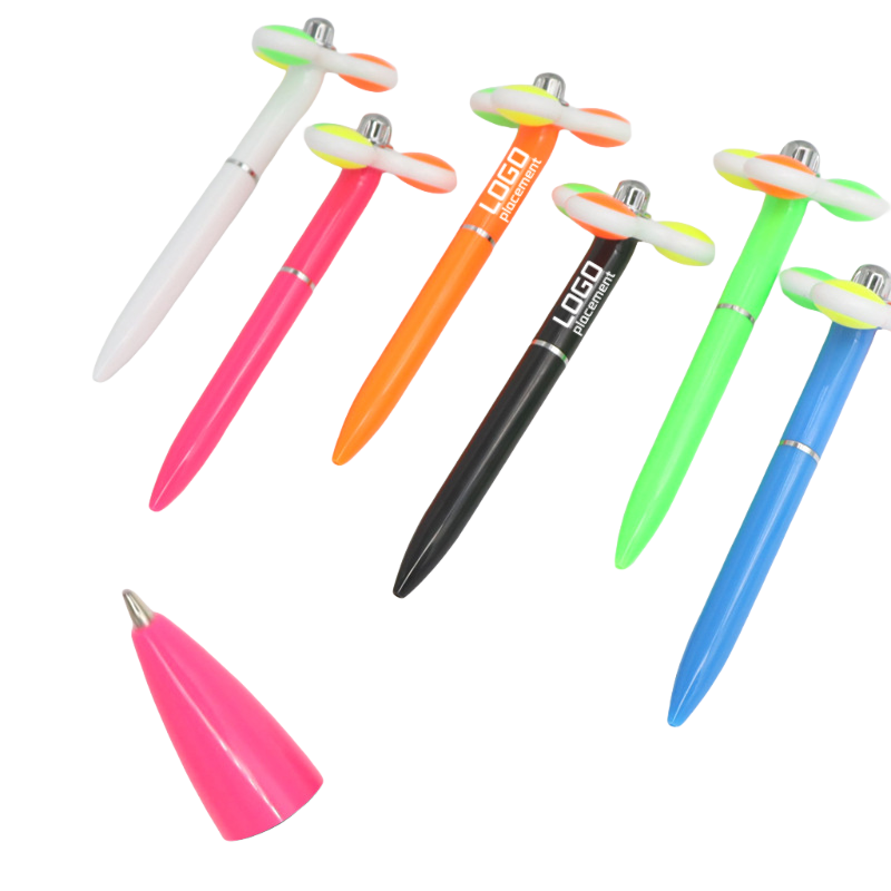 Customized rotating and twisting fingertip gyro pen