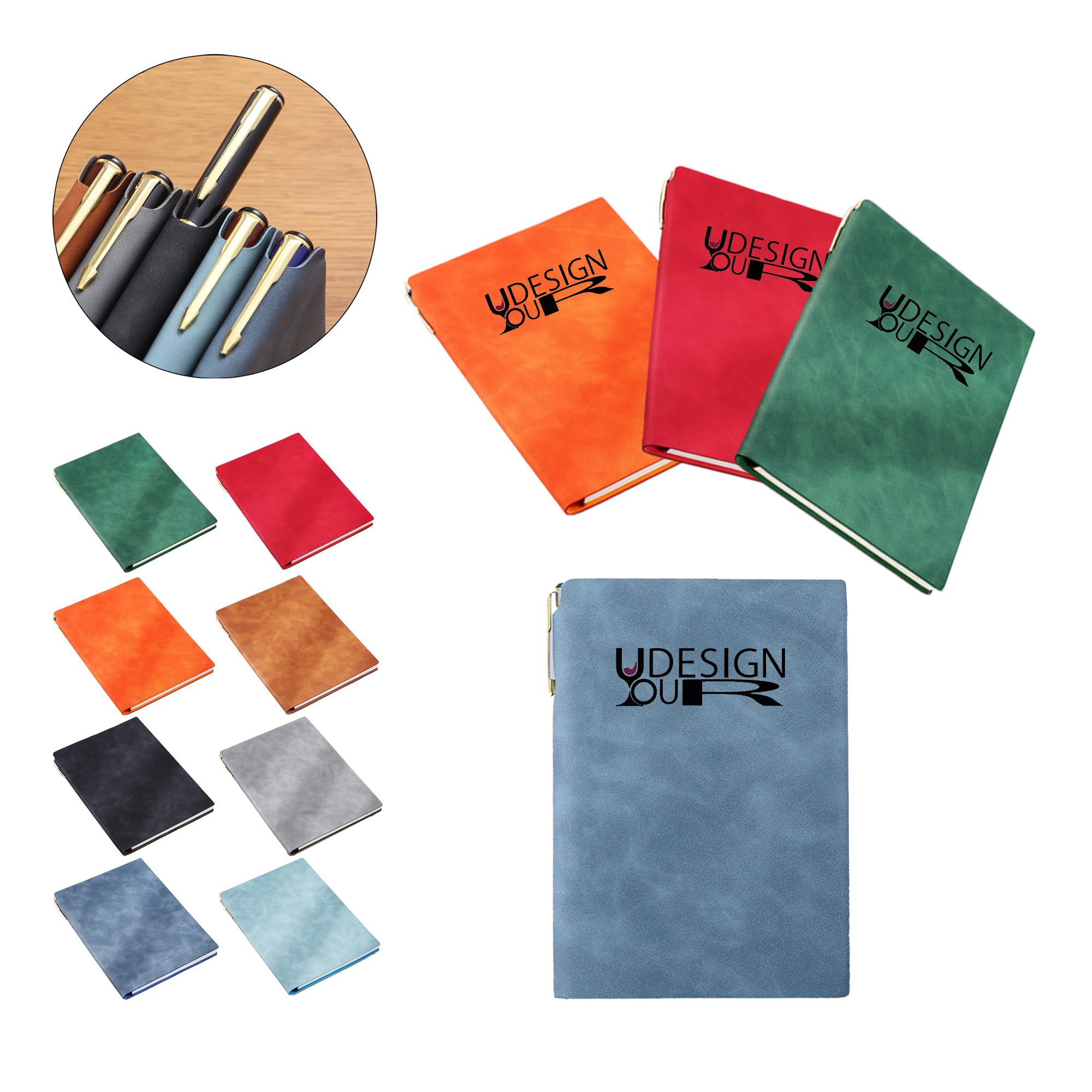 A5 Soft Leather-Bound Multi-Purpose Notebook 2