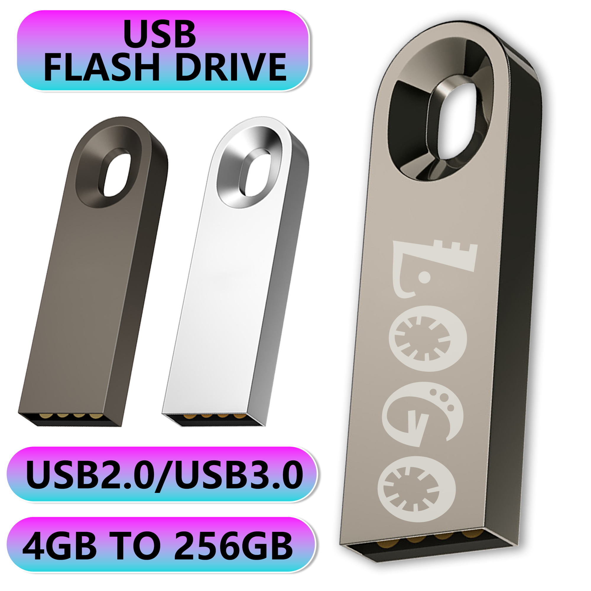 Dust-proof and shock-resistant high-capacity high-speed USB flash drive 1