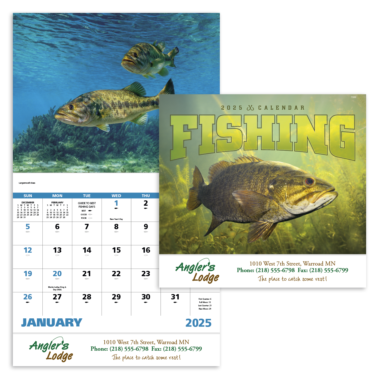Good Value™ Fishing - Stapled Calendar 34