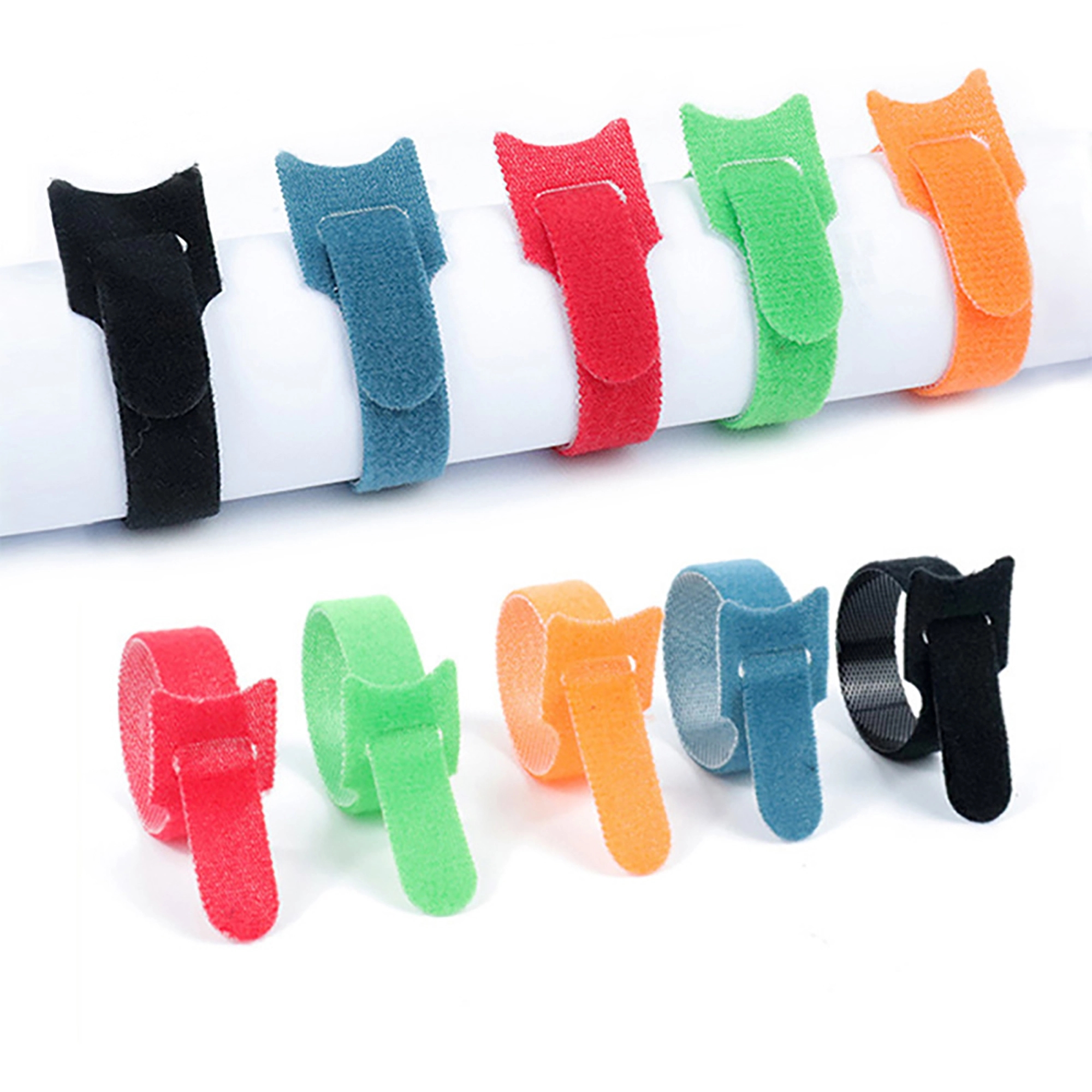 MOQ 100pcs 0.5" x 6" T-TYPE Hook and Loop Fastener 11