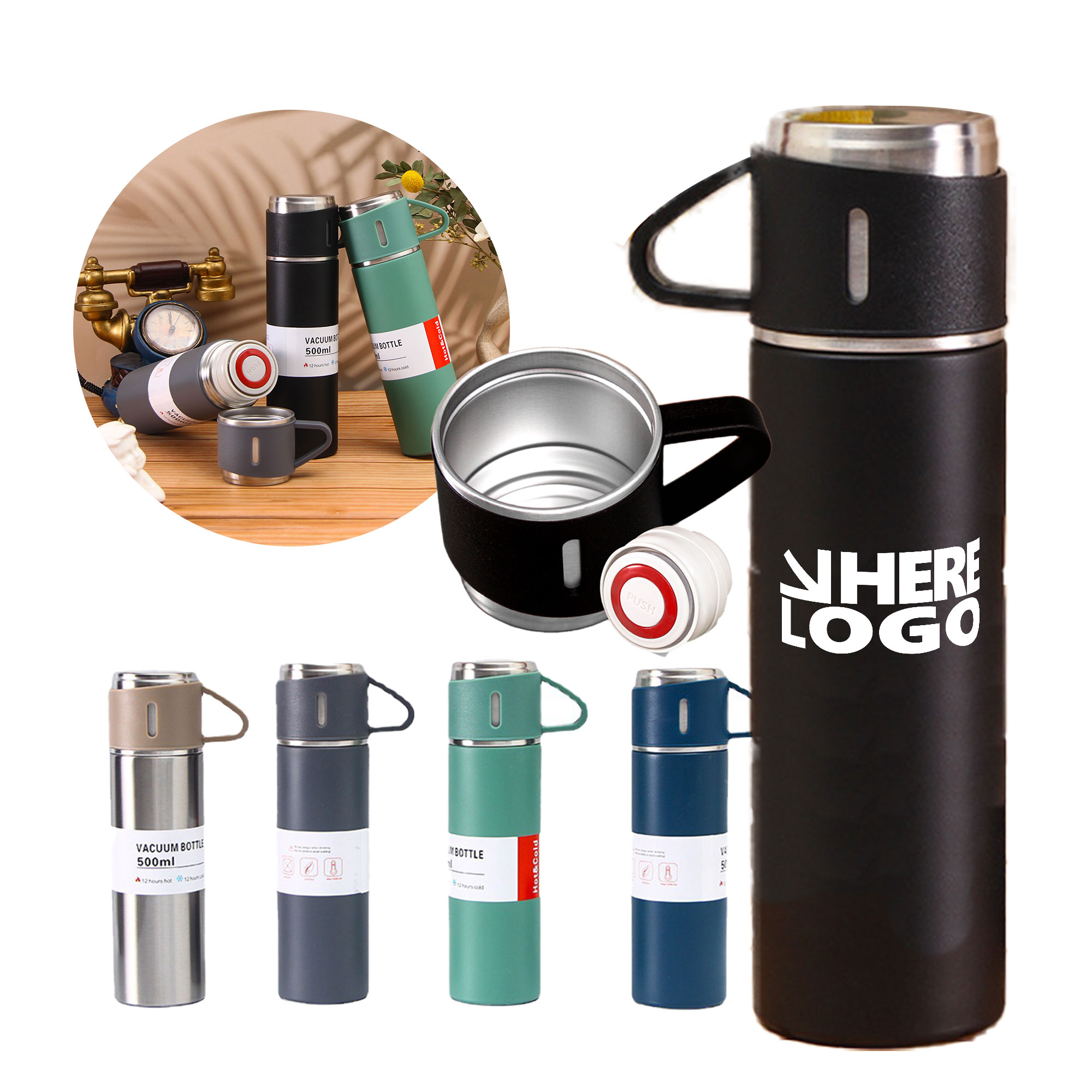 16.9 Oz Recycled Stainless Tumbler MOQ 50 1