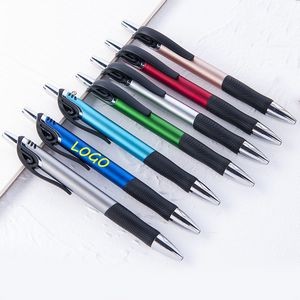 Click Action Ballpoint Pens With Rubber Grip 4