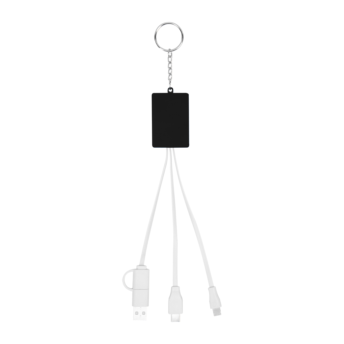 Multi-Charging Cable USB Hub Keyring 12